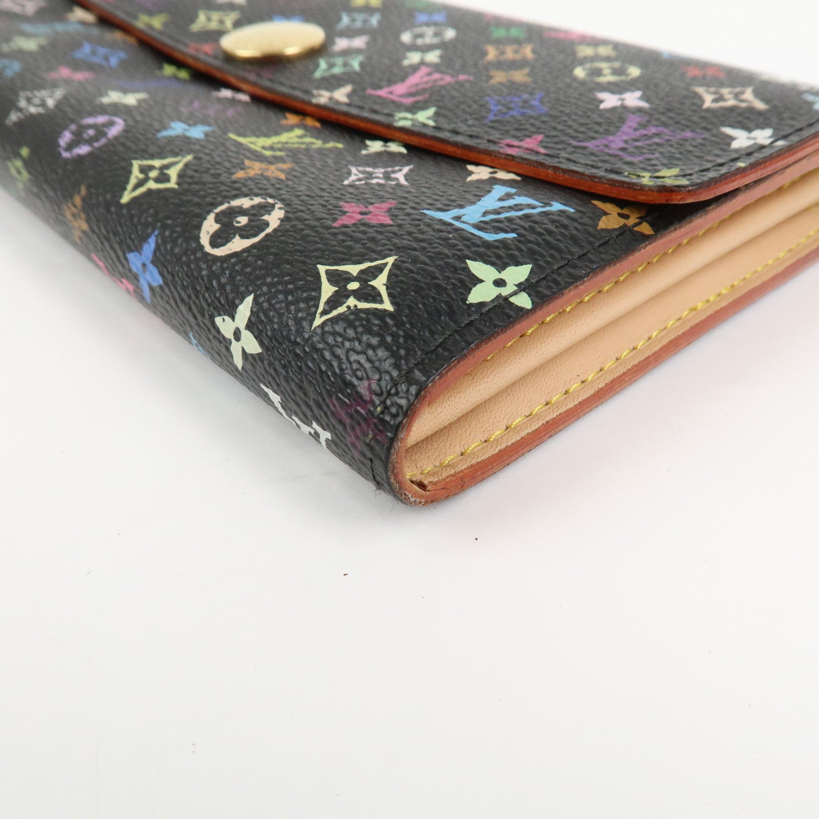 Louis Vuitton Monogram MultiColor Portefeuille Sarah Wallet M9353
