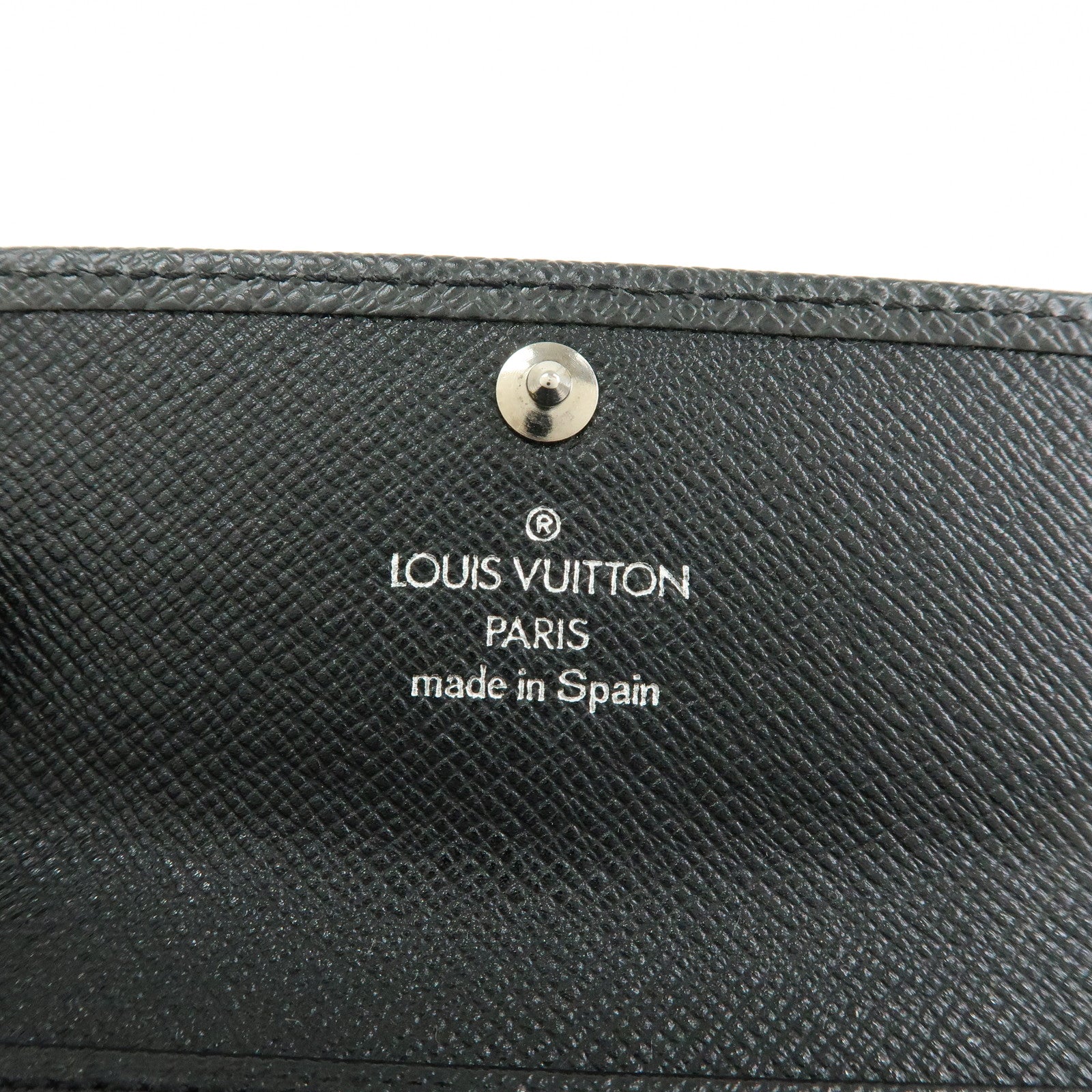 Louis Vuitton Taiga Leather Multicles 4 Key Case Ardoise M30522