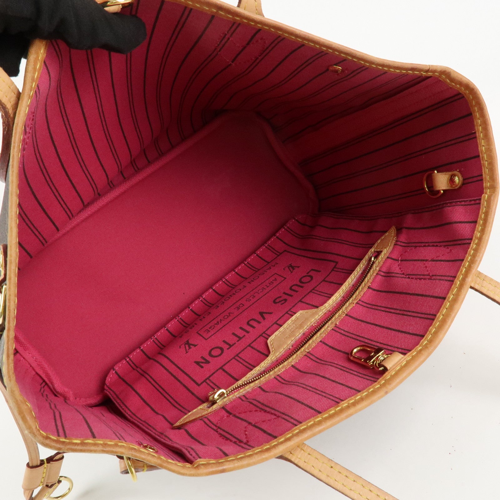 Louis Vuitton Monogram Neverfull PM Tote Bag Brown M41245 Used