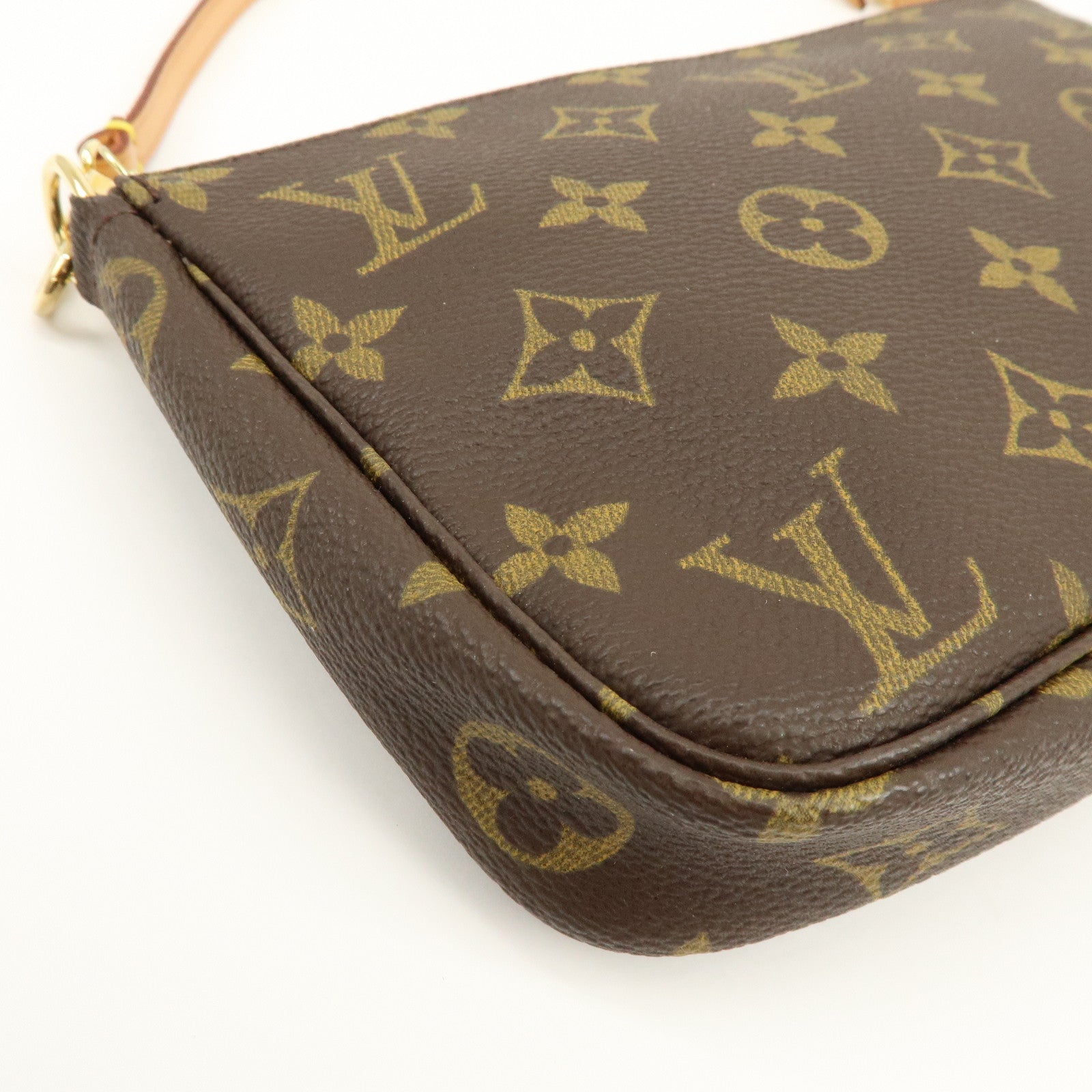 Louis Vuitton Monogram Pochette Accessoires Pouch Hand Bag M51980
