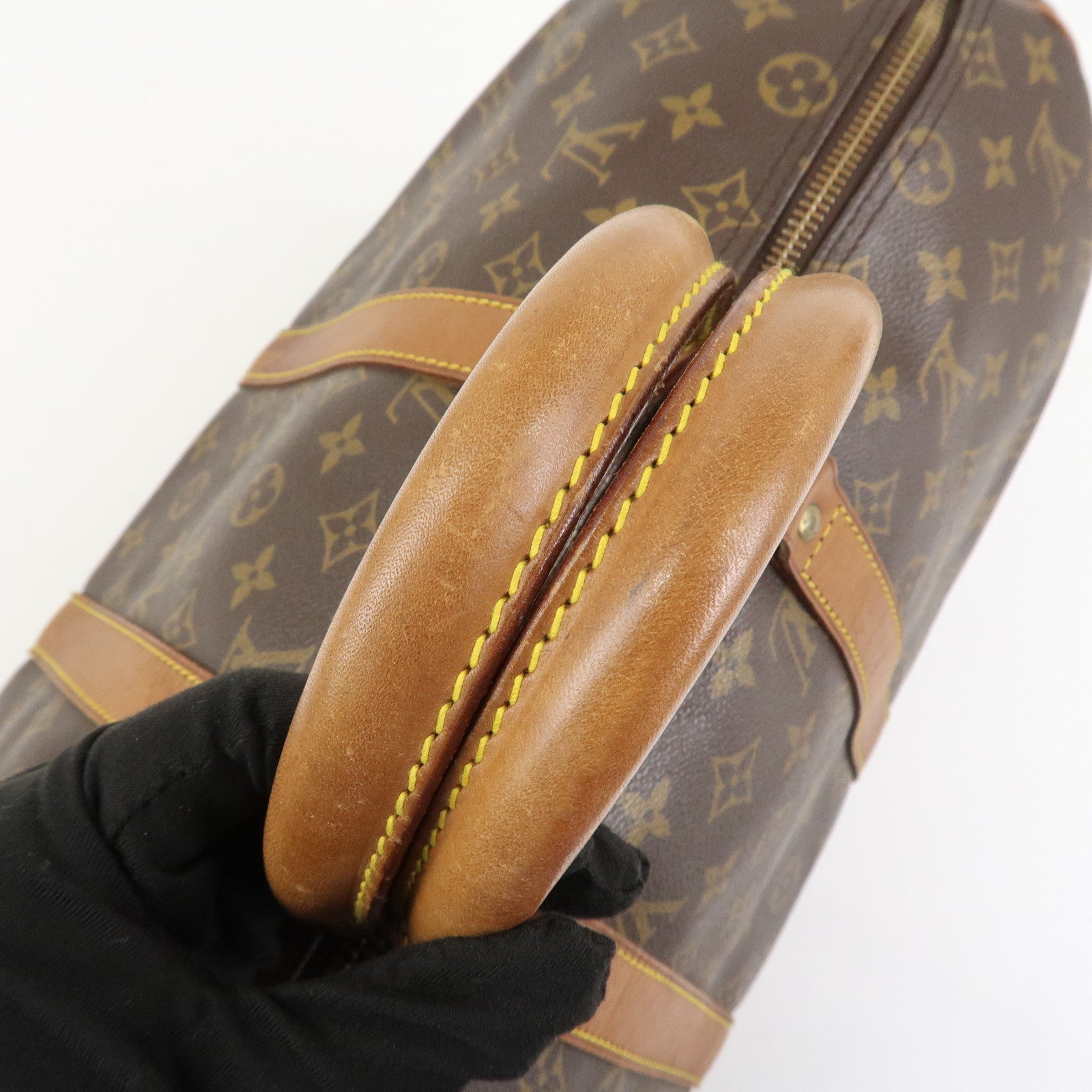 Louis Vuitton Monogram Keep All Bandouliere 45 Boston Bag M41418