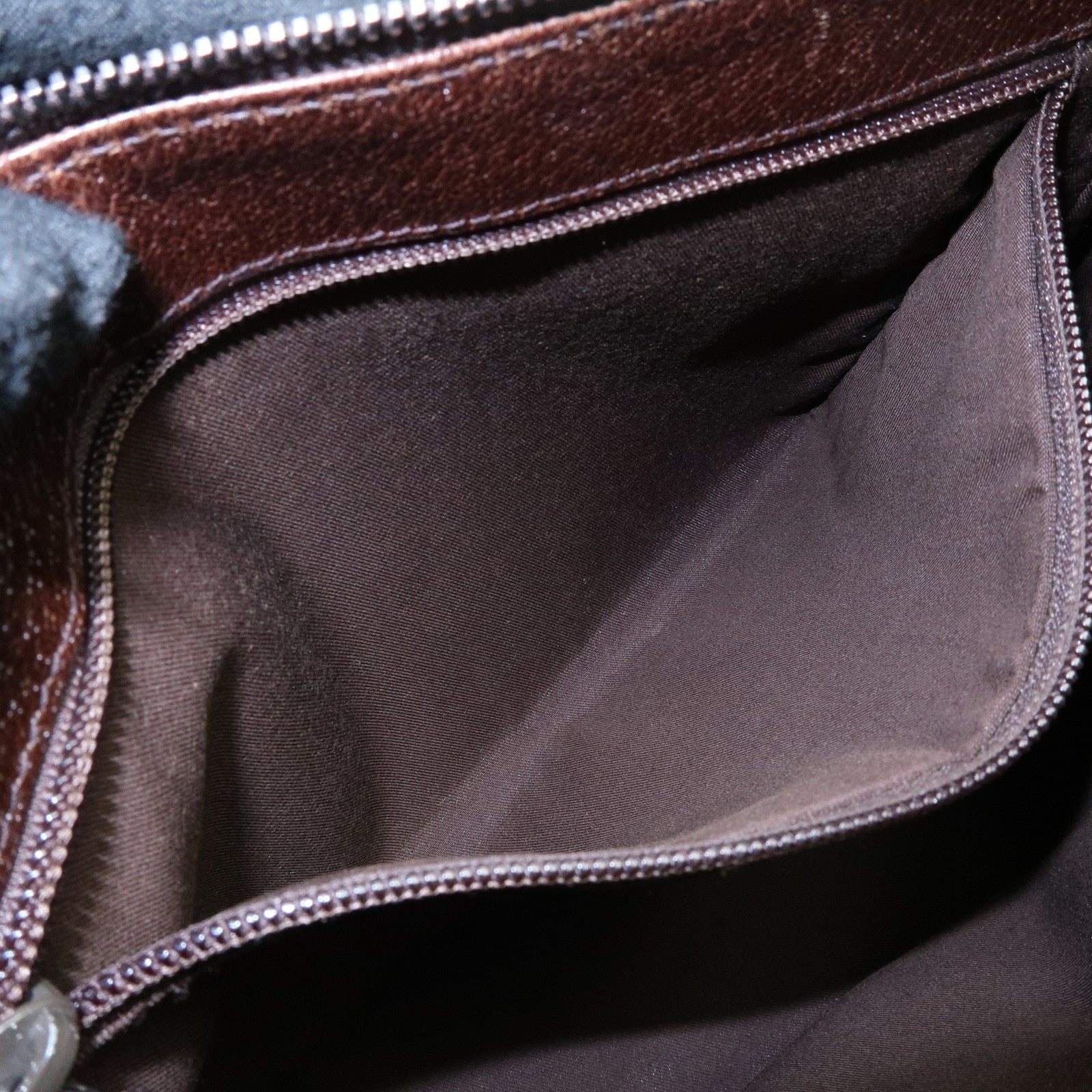 GUCCI GG Canvas Leather Crossbody Shoulder Bag Beige Brown 114273