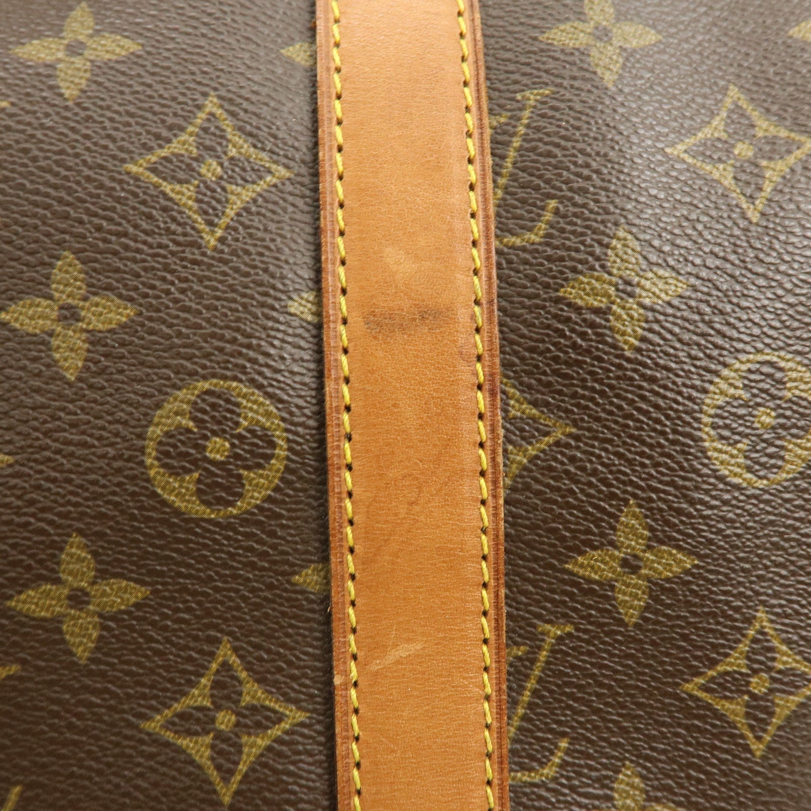Louis Vuitton Monogram Keep All Bandouliere 55 Boston Bag M41414