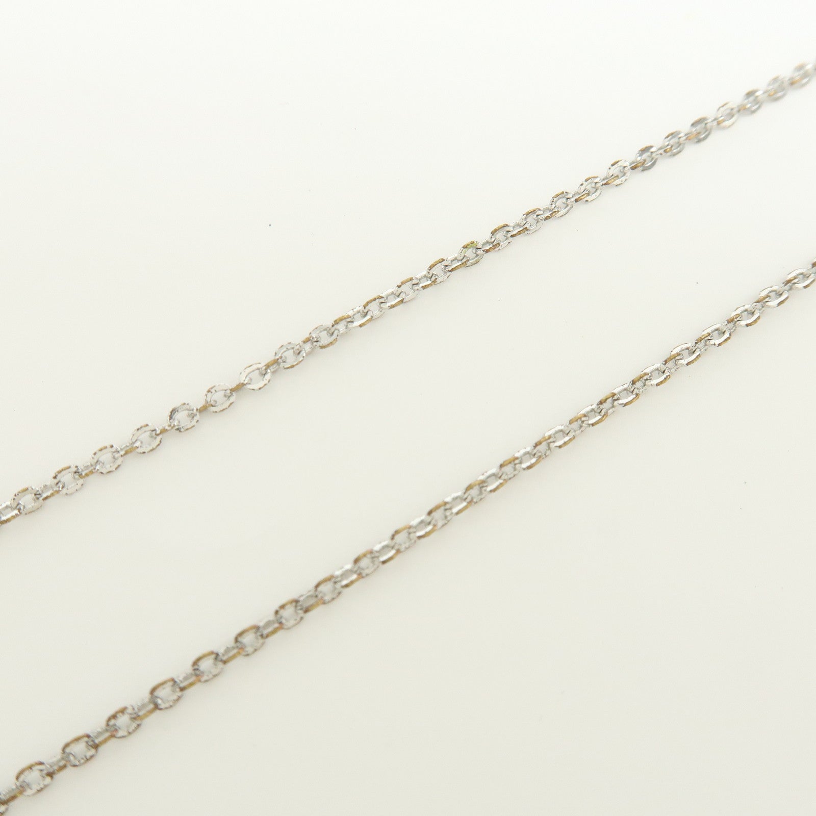 Christian Dior Logo Metal Necklace Heart Motif