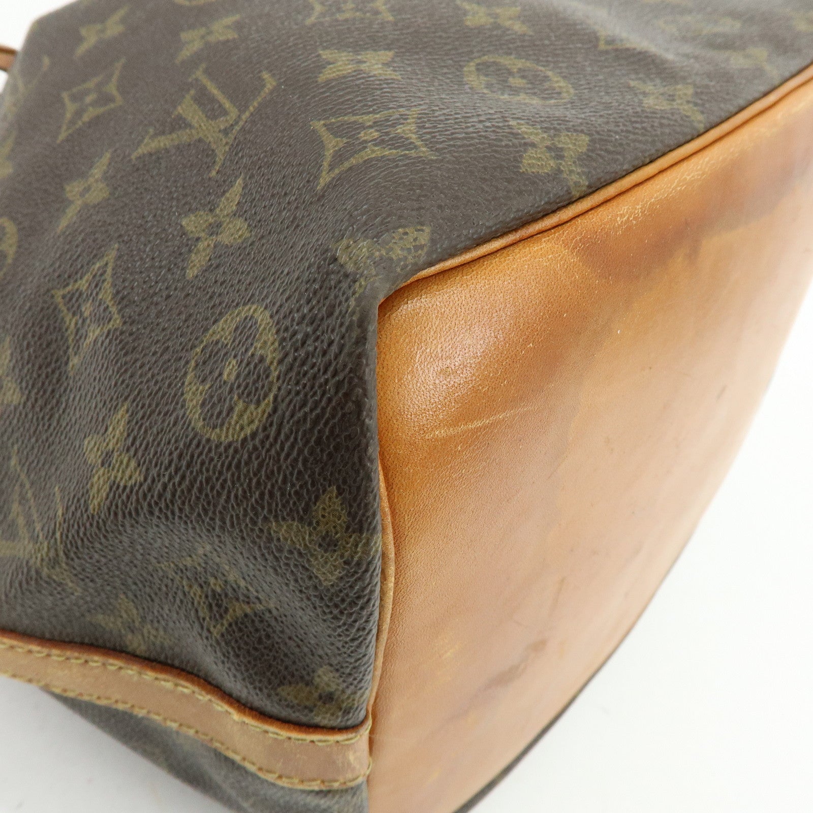 Louis Vuitton Monogram Petit Noe Shoulder Bag Brown M42226