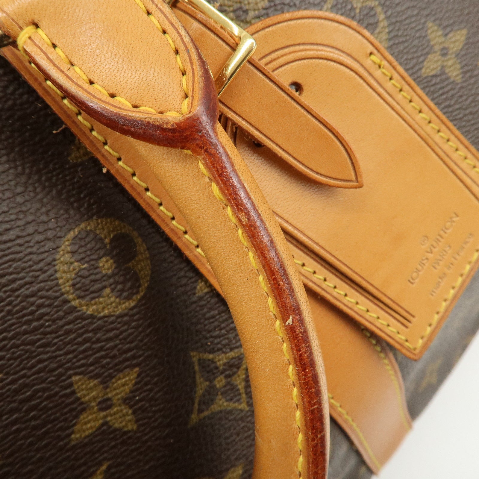 Louis Vuitton Monogram Keep All Bandouliere 55 Boston Bag M41414