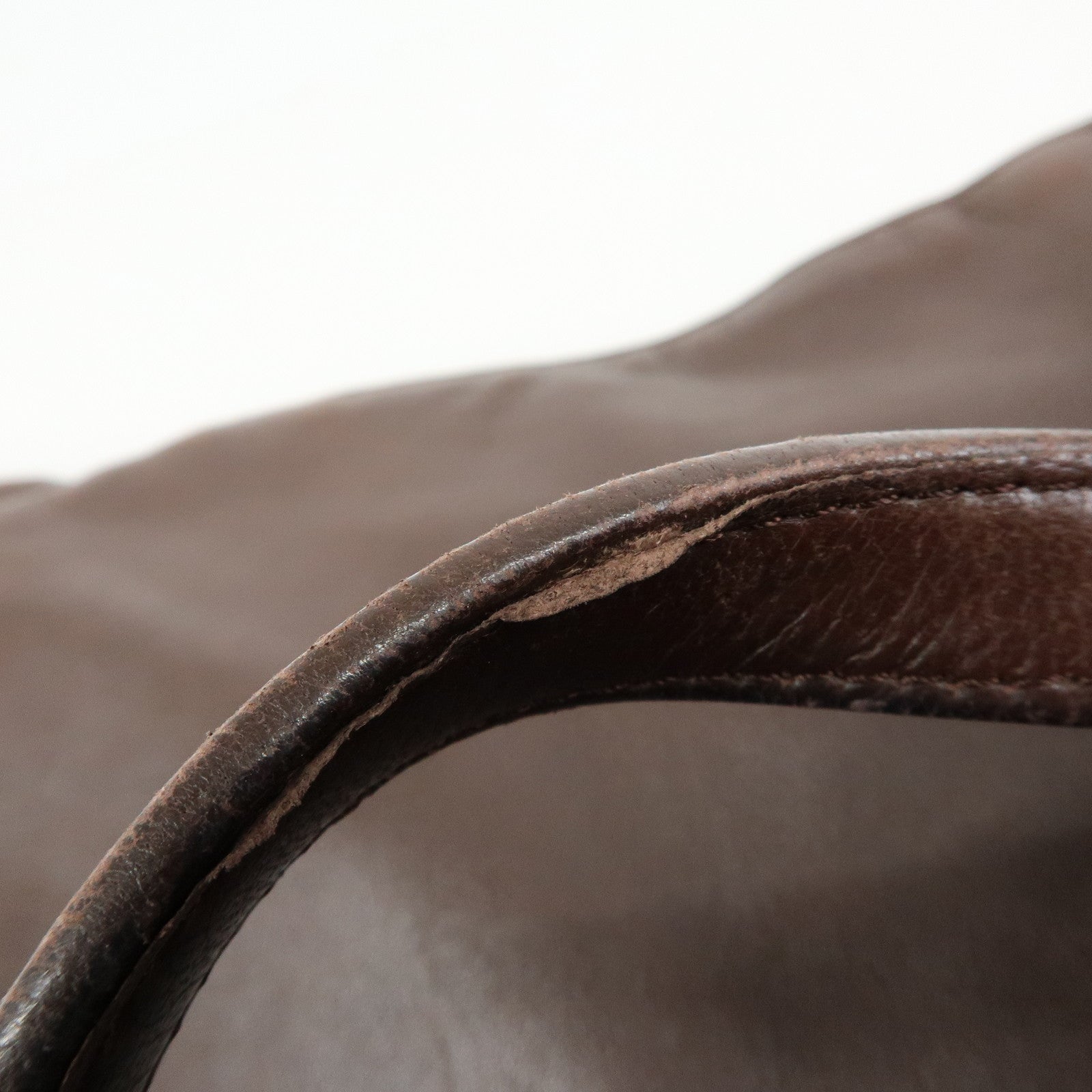 LOEWE Nappa Leather Tote Bag Hand Bag Brown