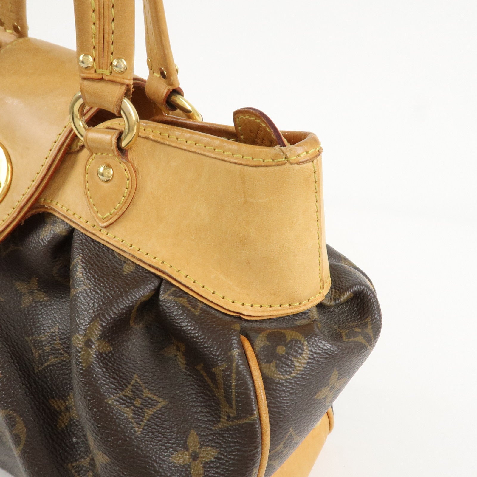 Louis Vuitton Monogram Poesie PM Hand Bag Brown M45715