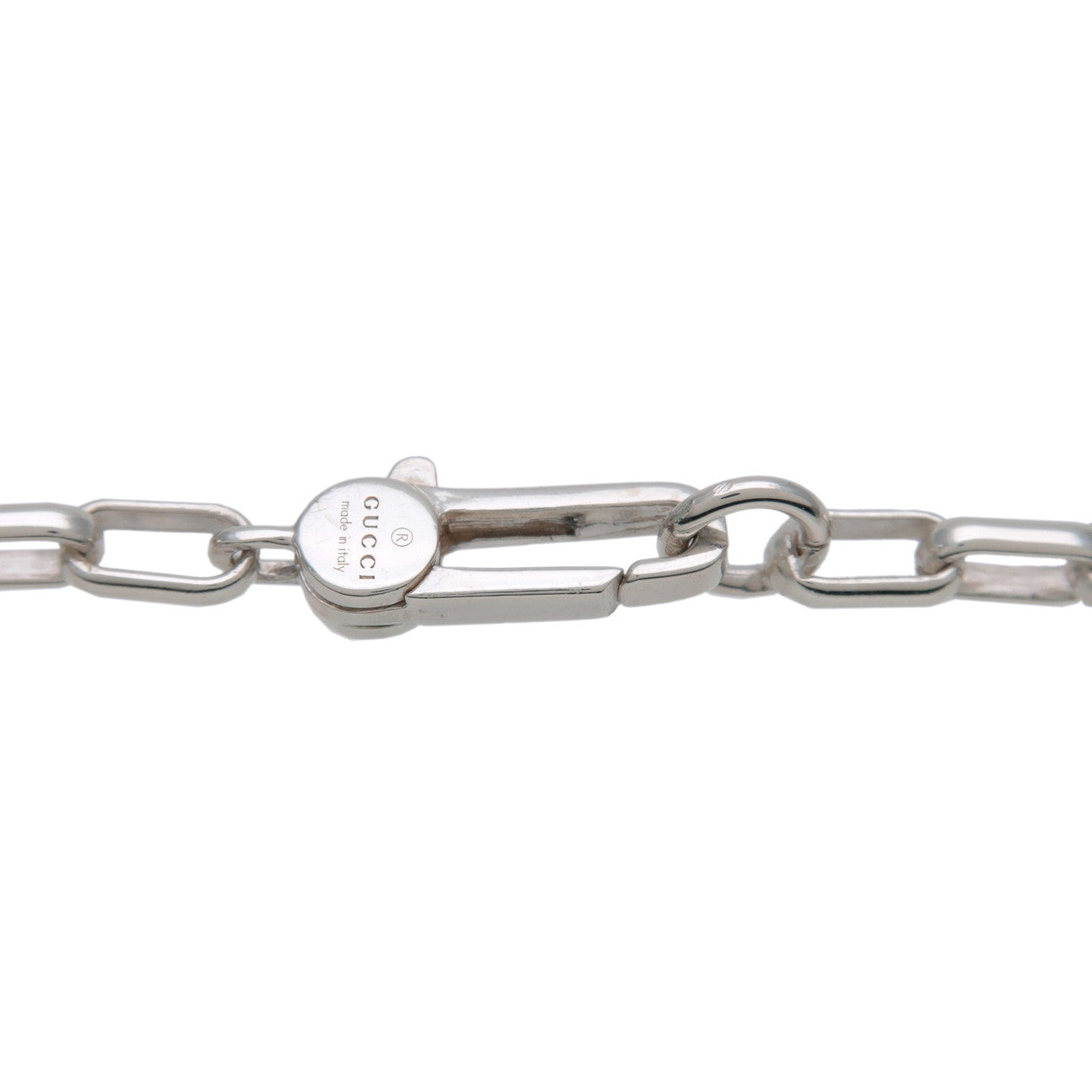 GUCCI Interlocking G Chain Necklace SV925 Silver