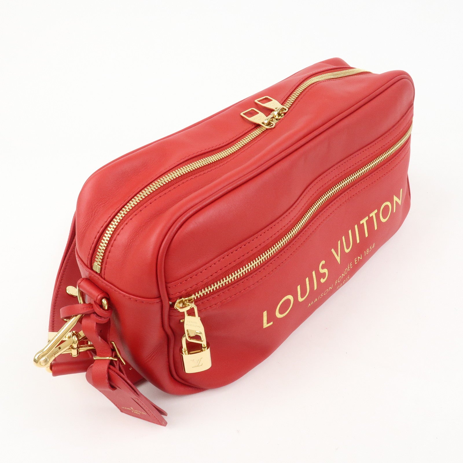Louis Vuitton Paname Line Take Off Shoulder Bag Rouge M45511