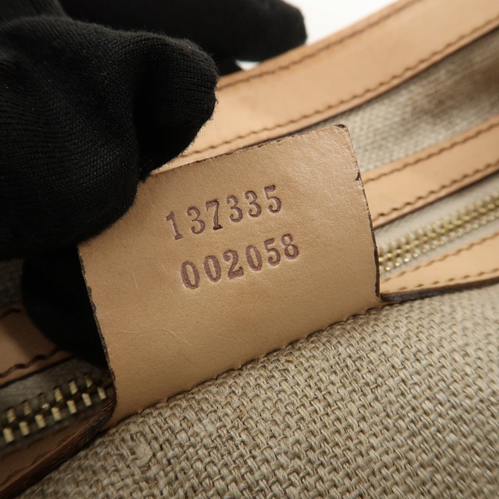 GUCCI New Jackie Flora Canvas Leather Shoulder Bag Multicolor Used