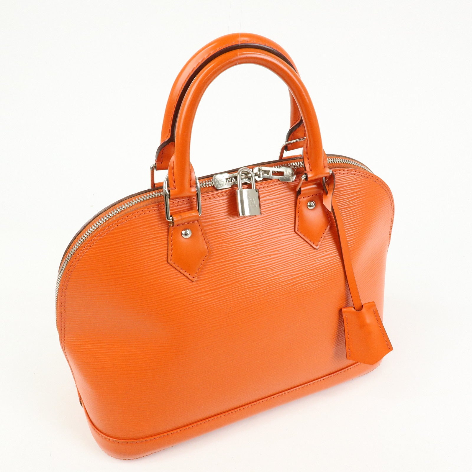 Louis Vuitton Epi Alma PM Hand Bag Pimont Orange M40623