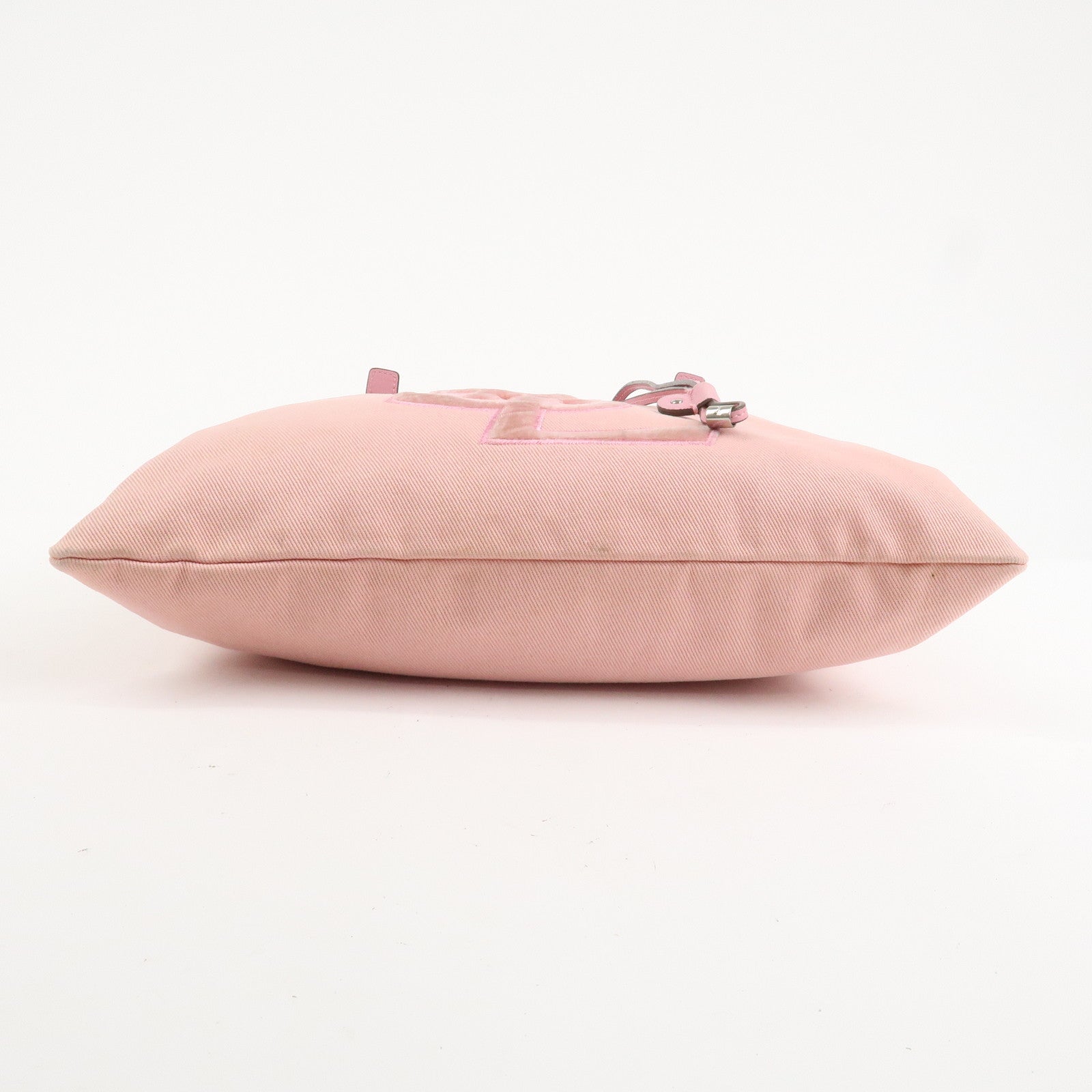 Saint Laurent Canvas Kahara Tote Bag Shoulder Bag Pink 121631 Used
