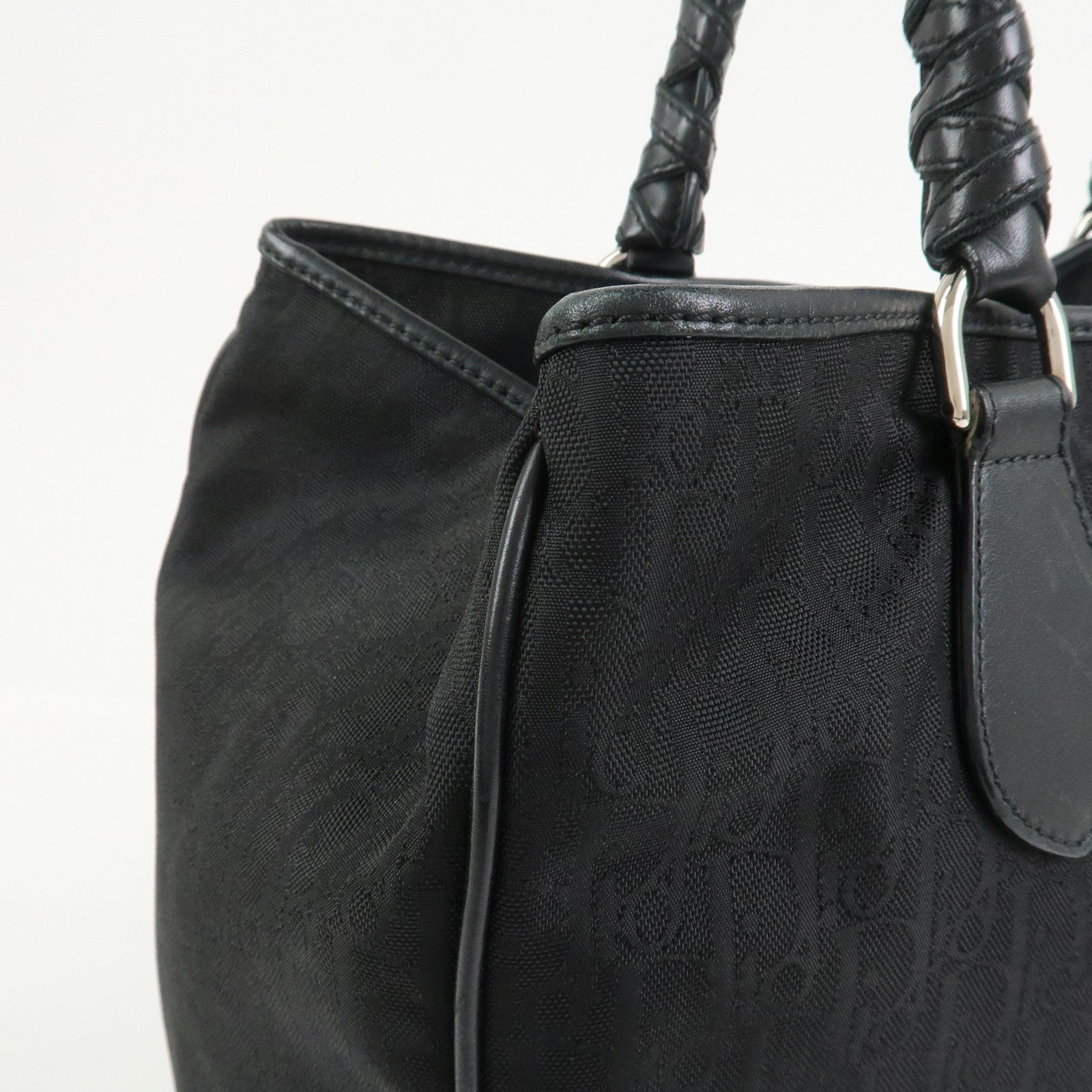 Christian Dior Trotter Nylon Canvas Leather Lovely Shoulder Bag