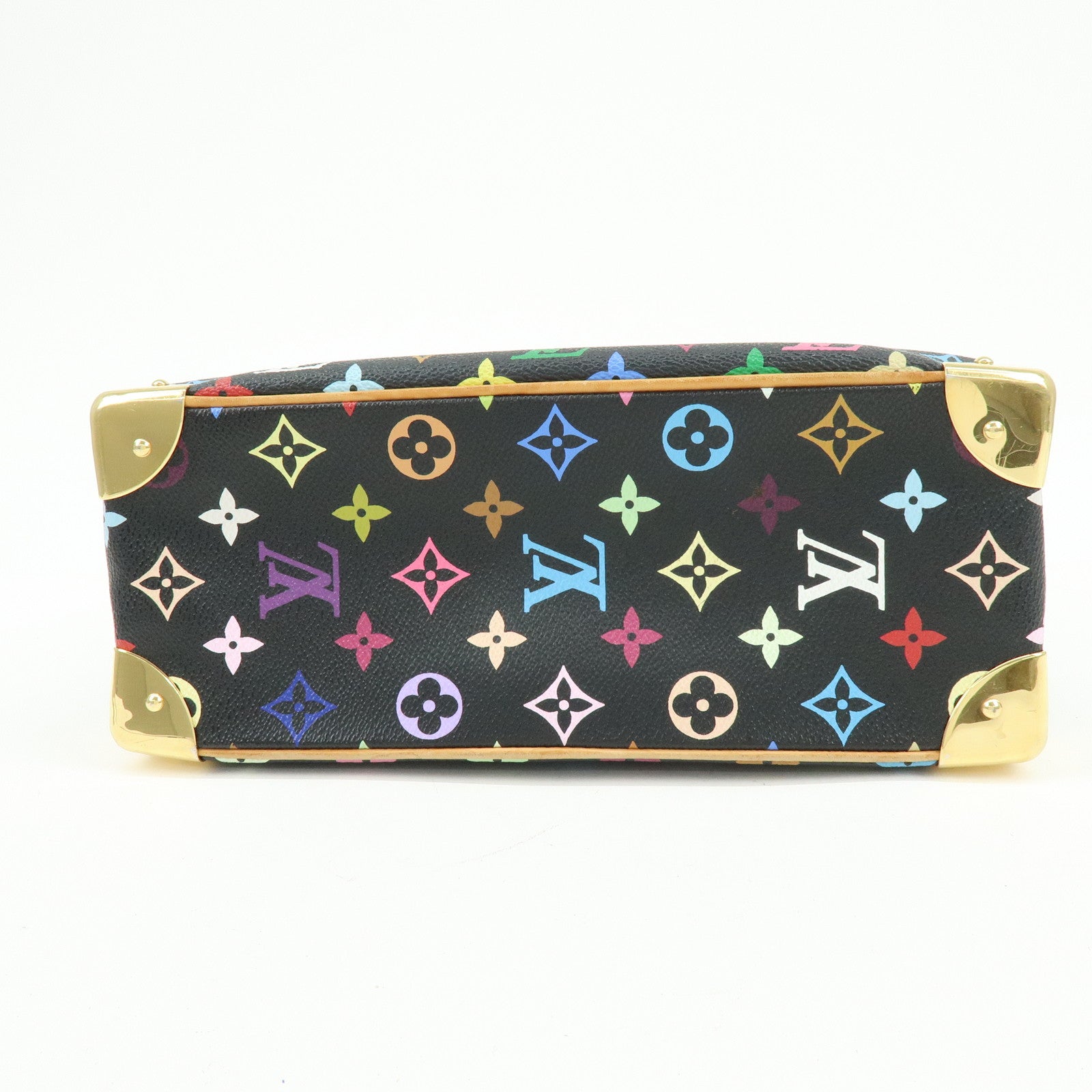 Louis Vuitton Monogram Trouville Multicolor Hand Bag Noir M92662