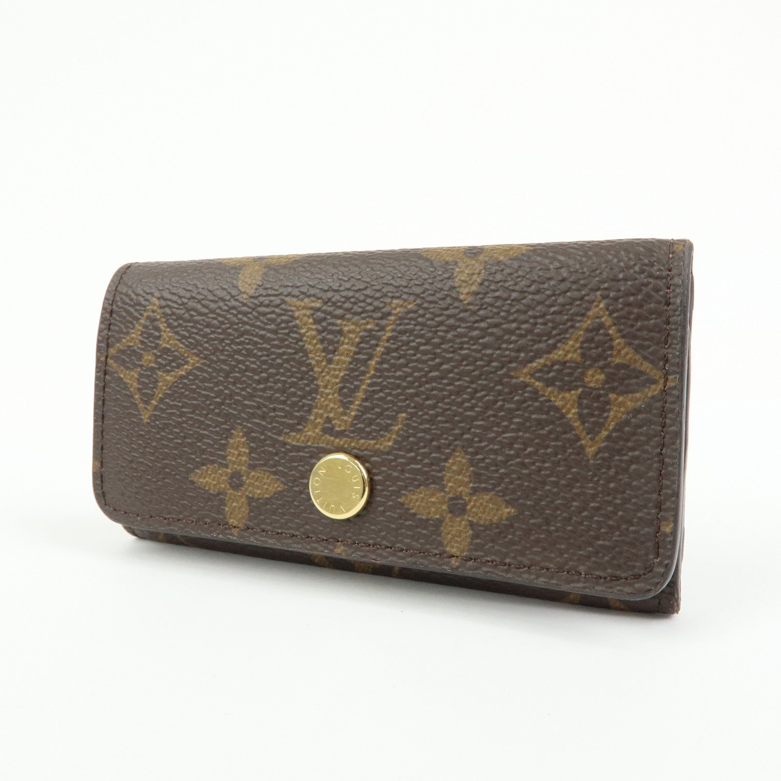 Louis Vuitton Monogram Multicles 4 Key Case Key Holder Brown M69517