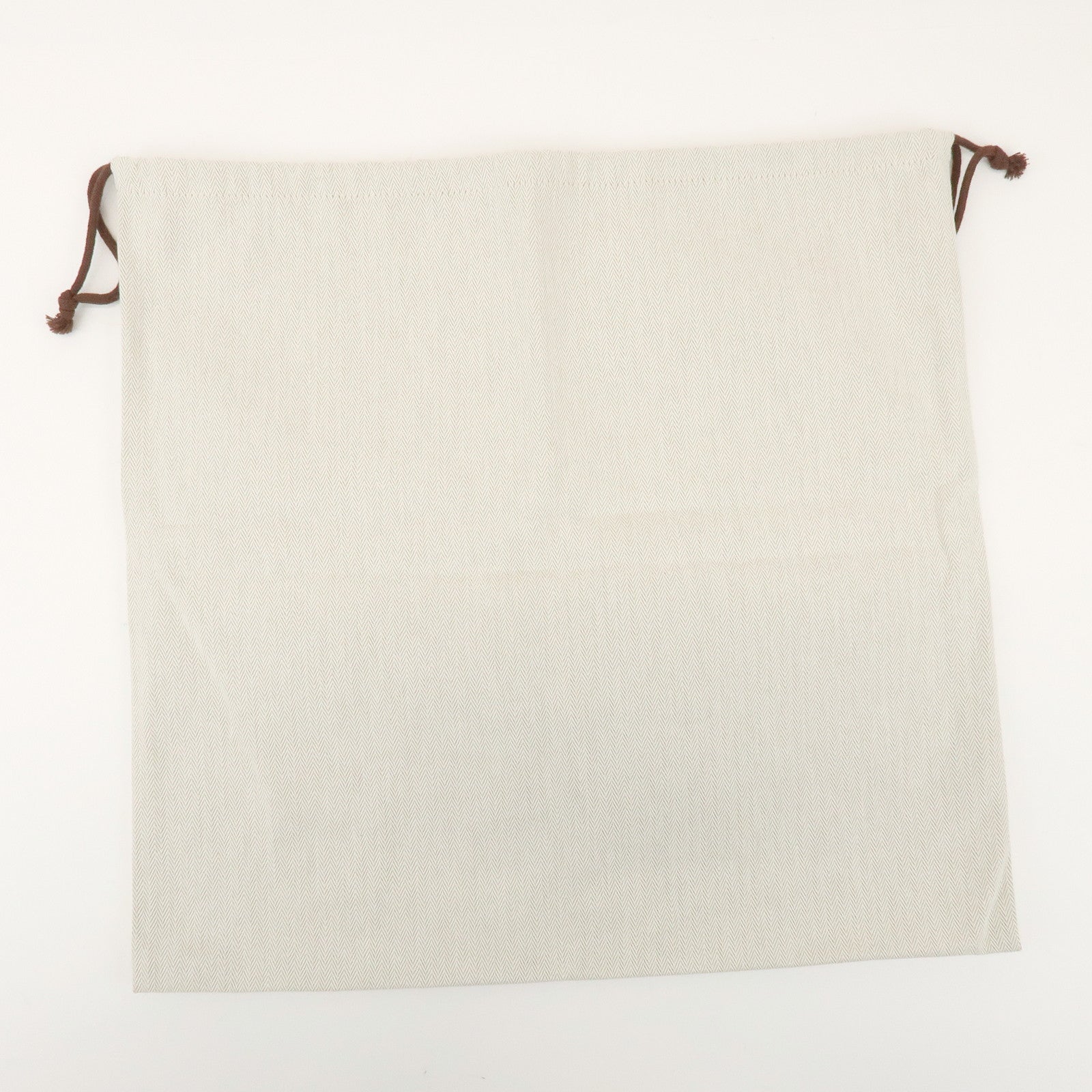 HERMES Set of 7 Drawstring Style Dust Bag Storage Bag Beige