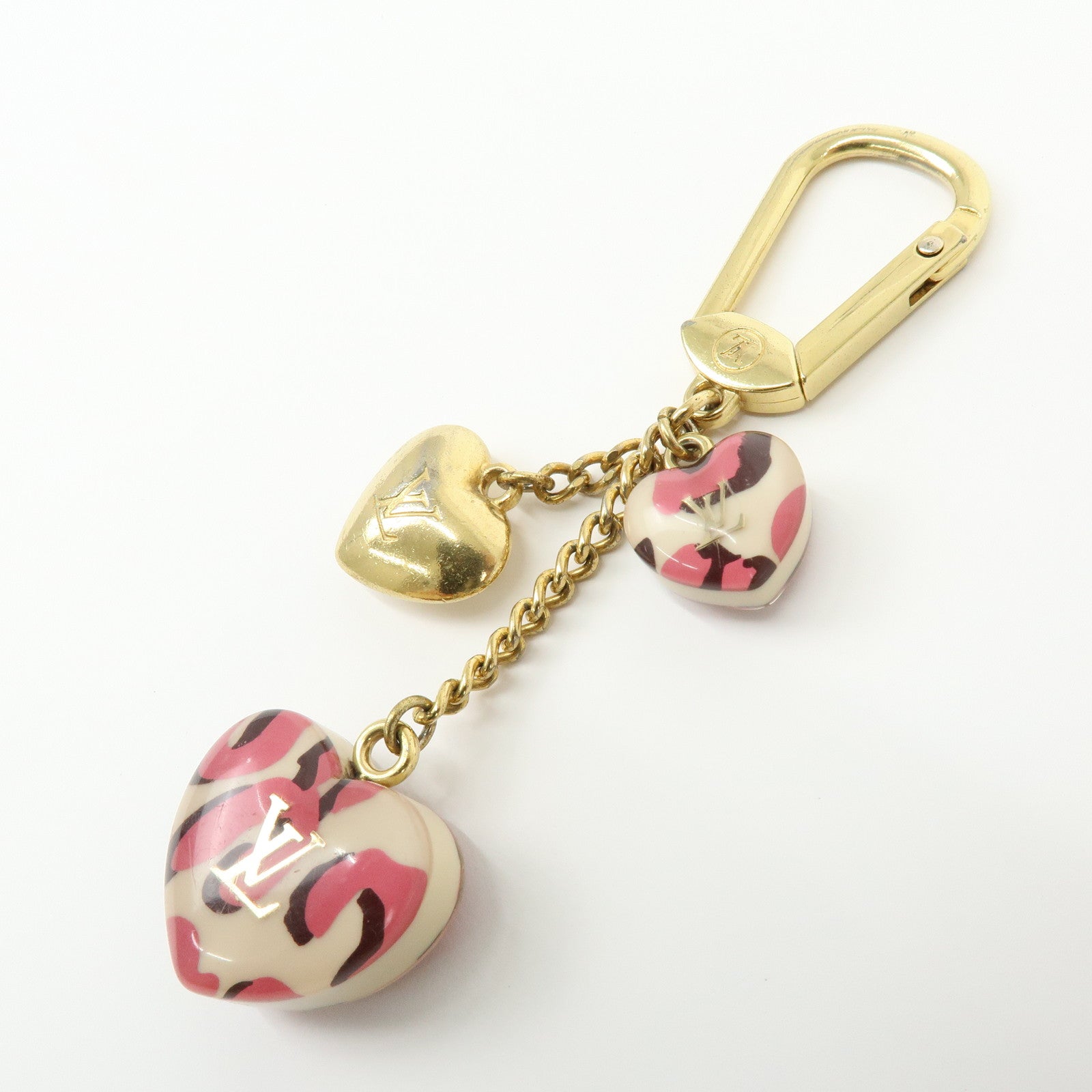 Louis Vuitton Wild At Heart Porte Cles Bag Charm Leopard M66263