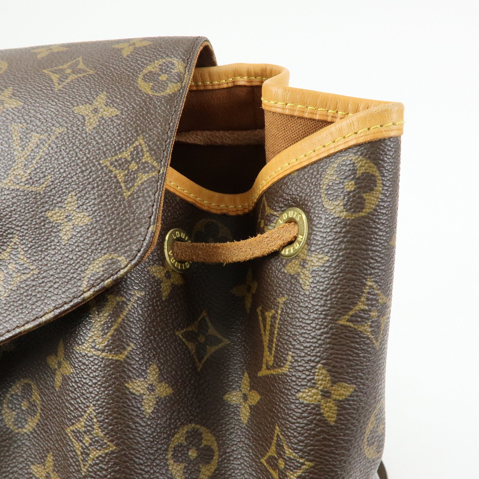 Louis Vuitton Monogram Montsouris GM Backpack Brown M51135