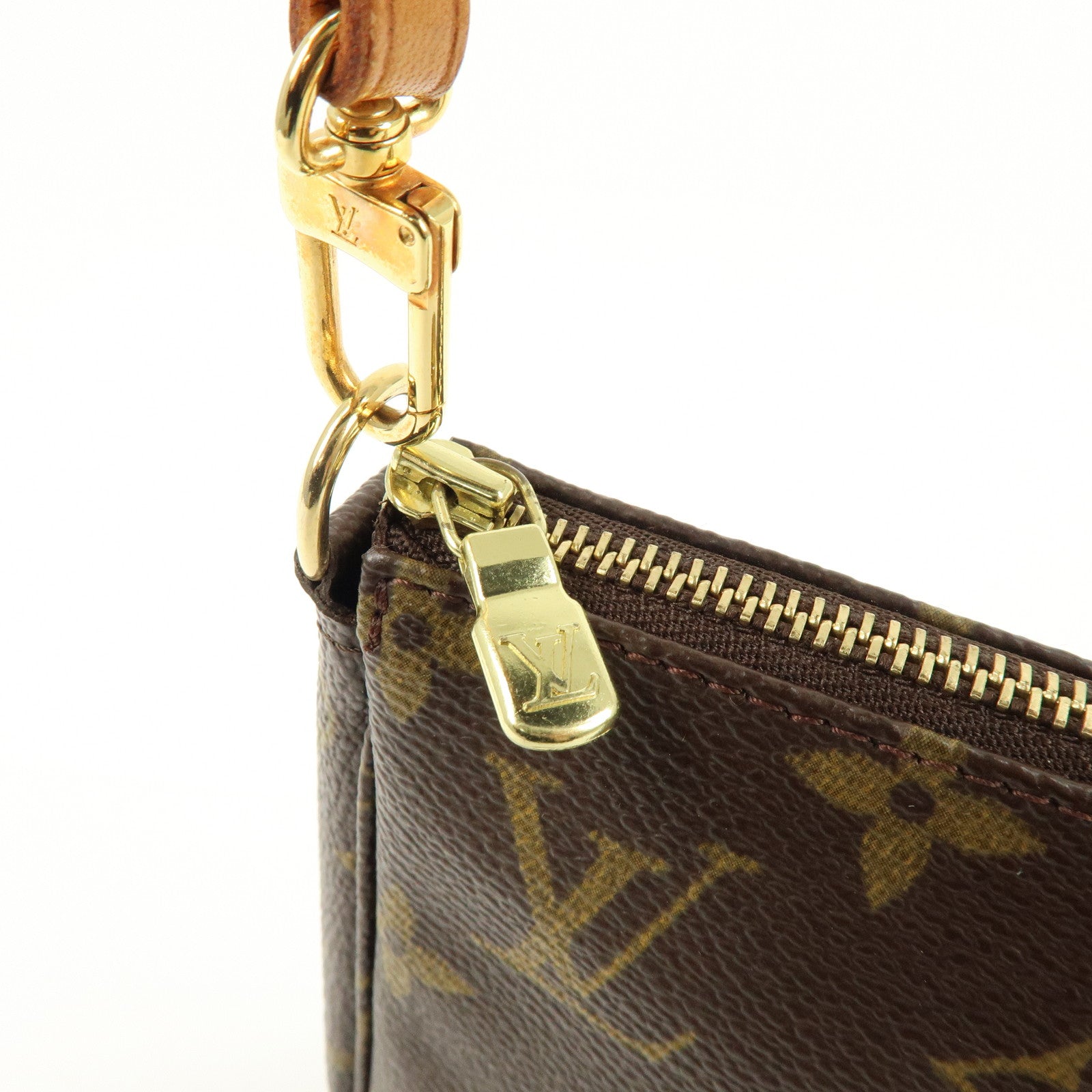 Louis Vuitton Monogram Pochette Accessoires Pouch Hand Bag M51980