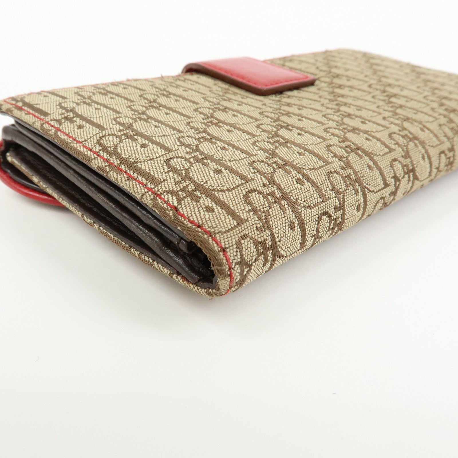 Christian Dior Rasta Trotter Canvas Leather Saddle Long Wallet