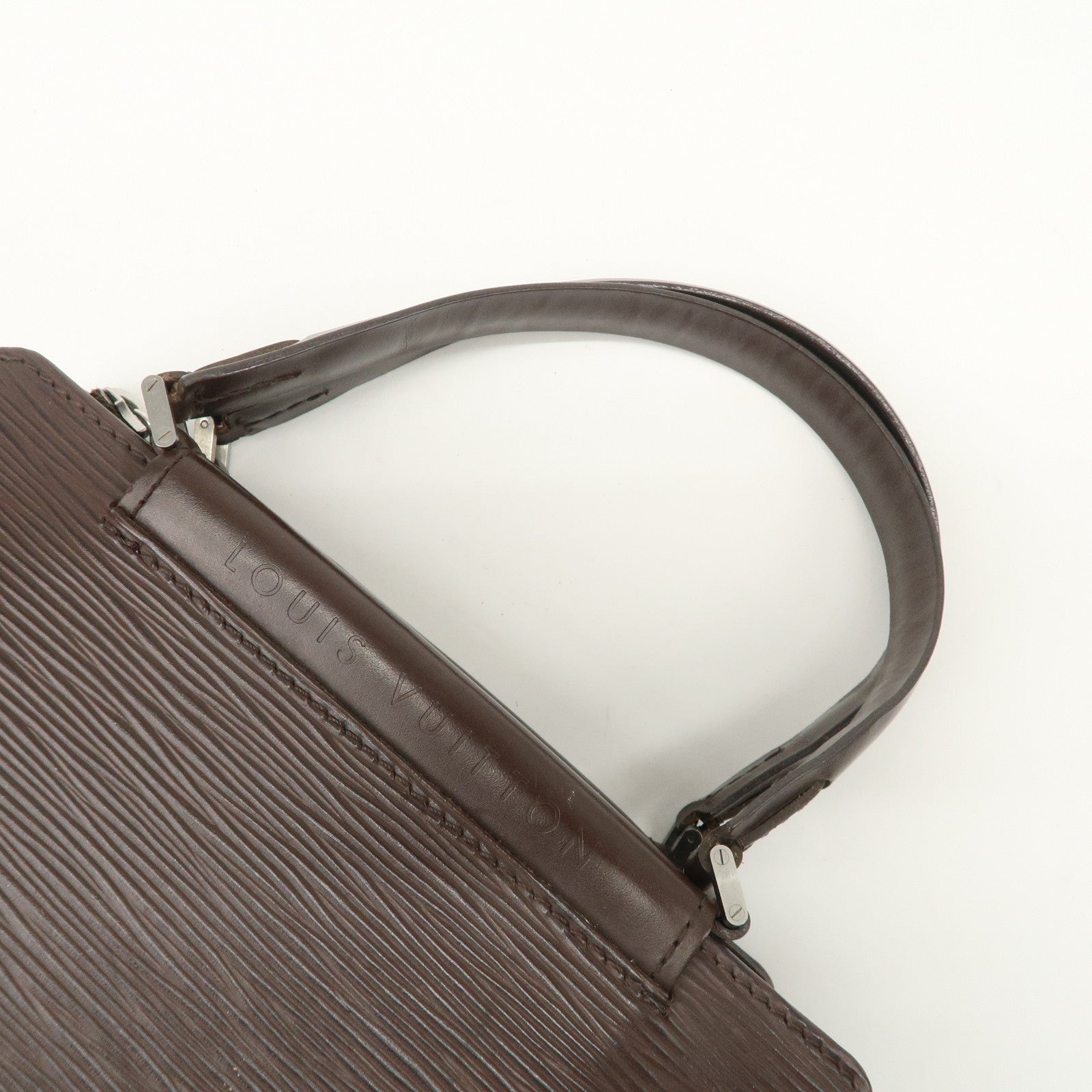 Louis Vuitton Epi Leather Figari PM Hand Bag Mocha M5201D