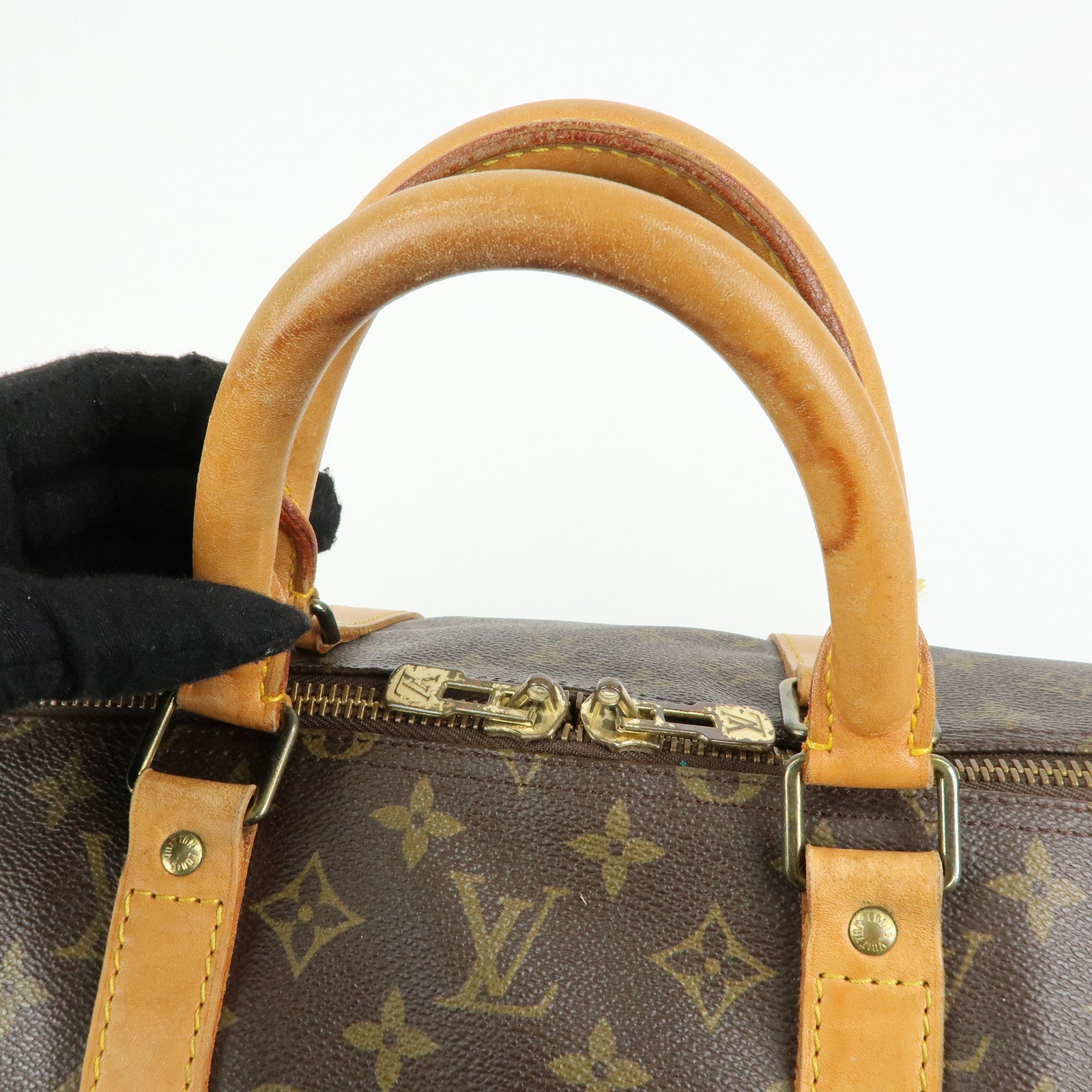 Louis Vuitton Monogram Keep All 55 Boston Bag Brown M41424