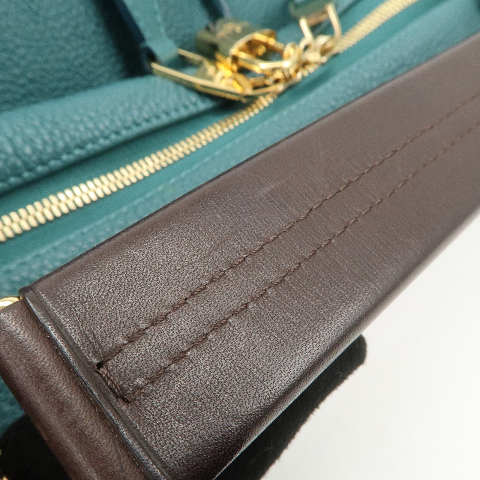 Louis Vuitton Monogram Mahina Selene MM Shoulder Bag Lagon M93986