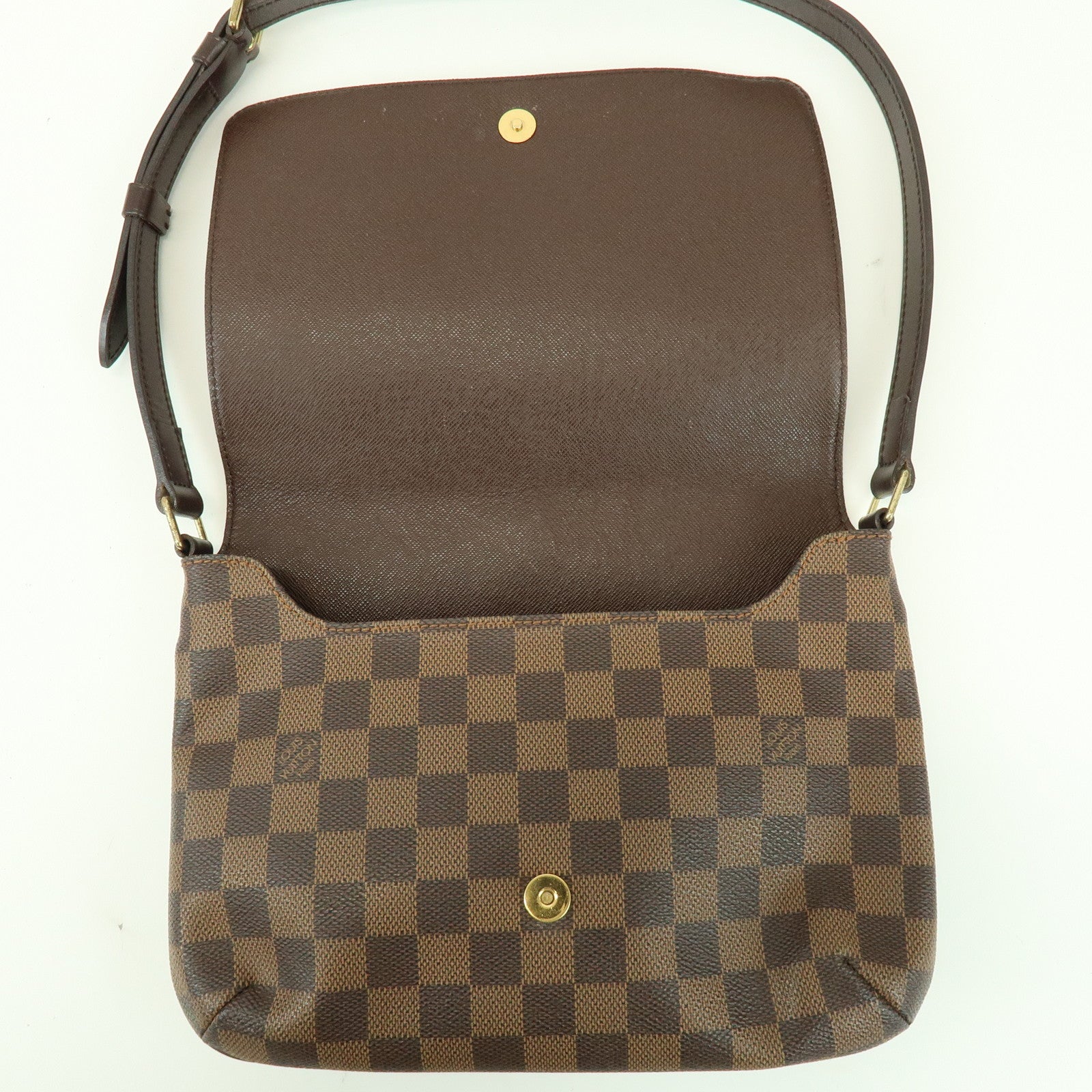 Louis Vuitton Damier Musette Tango Shoulder Bag Damier Ebene N51301