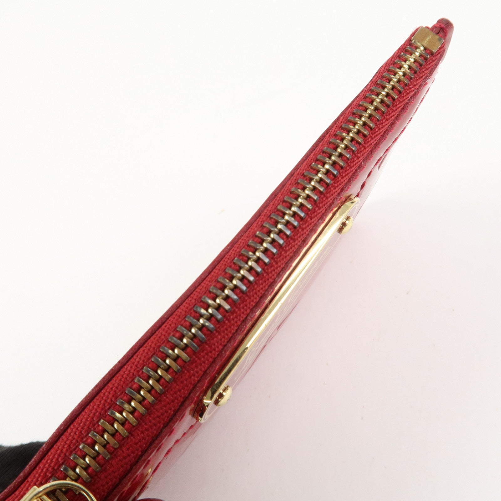 Louis Vuitton Monogram Vernis Pochette Cles NM Cerise M90214