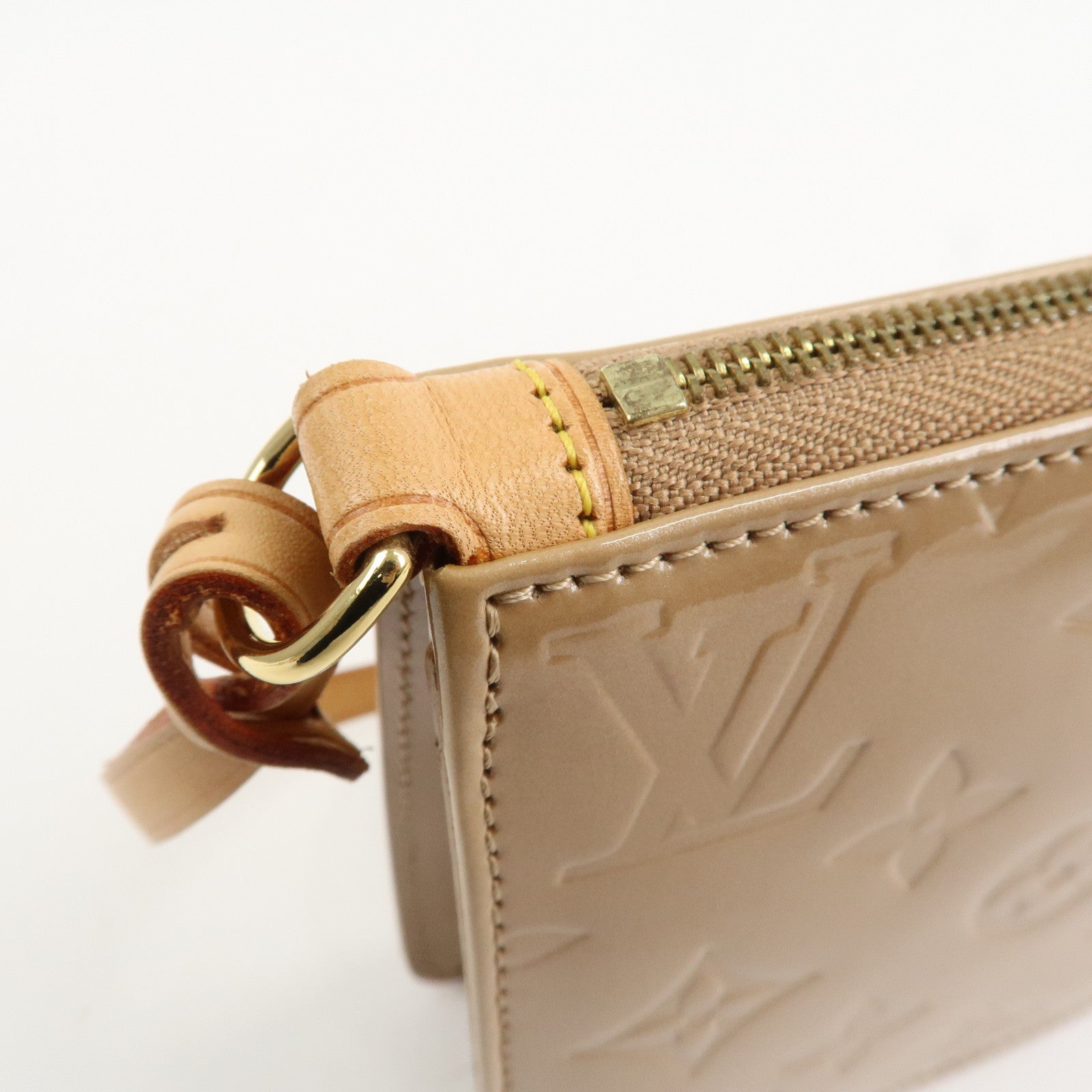 Louis Vuitton Monogram Vernis Pochette Accessoires Noisette M91343 Used