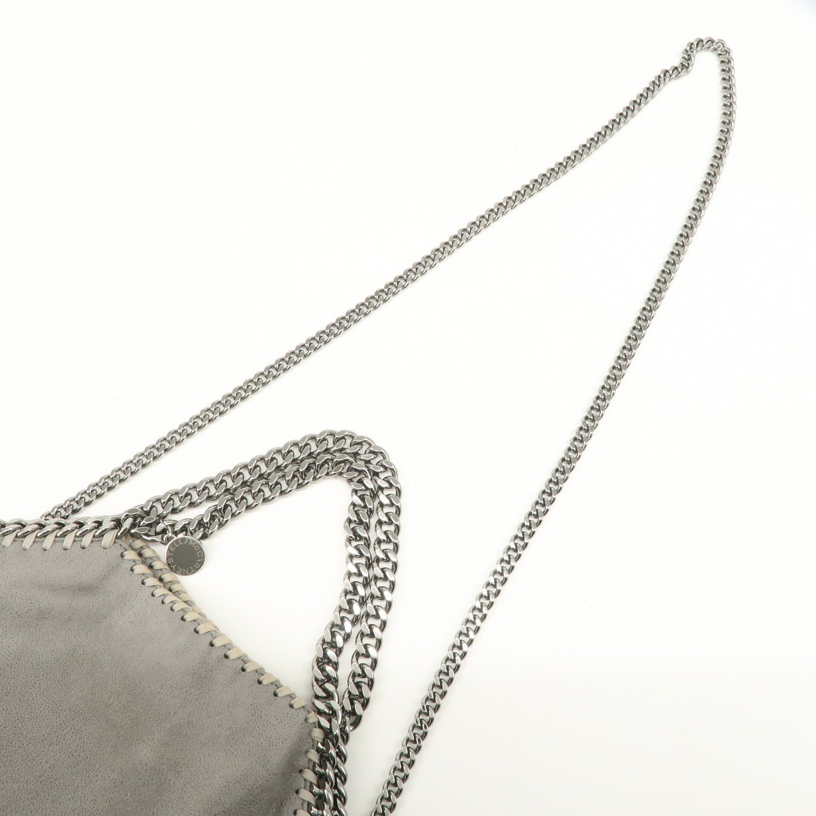 STELLA MCCARTNEY Polyester Falabella 2Way Shoulder Bag Gray