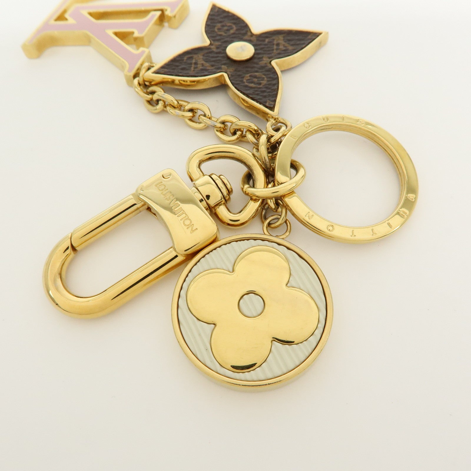 Louis Vuitton Porte Cles Spring Street Bag Charm Gold M69008