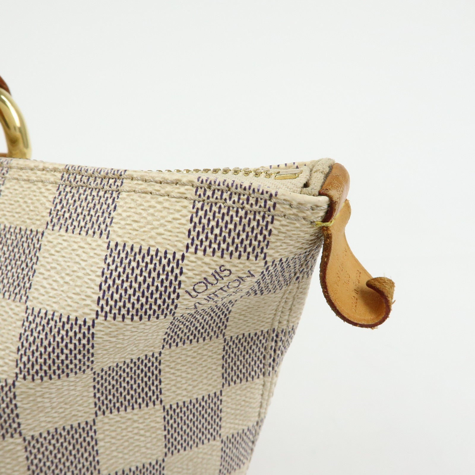 Louis Vuitton Damier Azur Saleya PM Tote Bag Hand Bag N51186