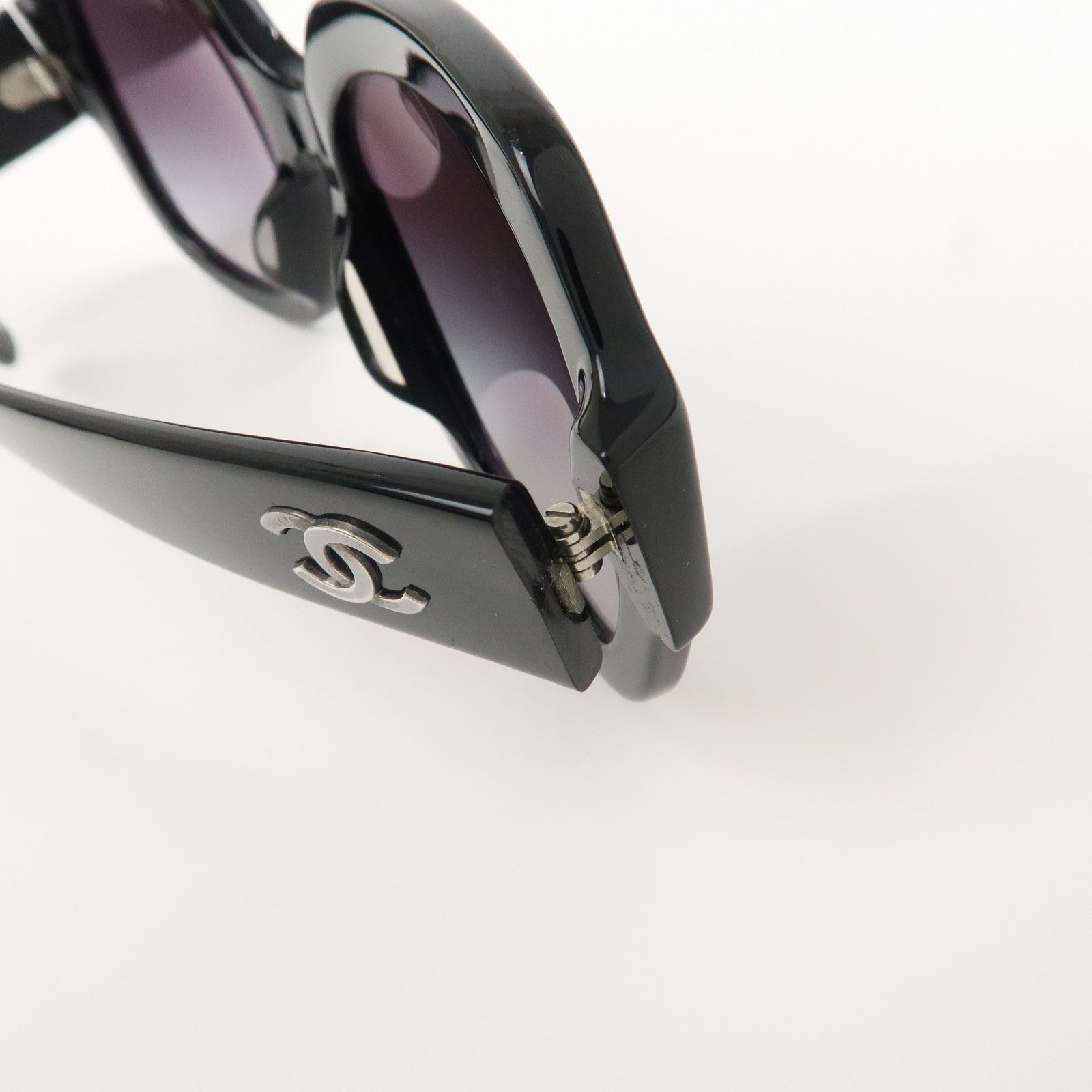 CHANEL COCO Mark Plastic Sunglasses 5373-A c.501/S6 57□19 140 3N