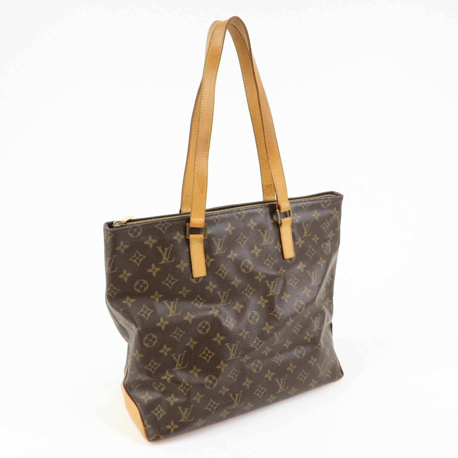 Louis Vuitton Monogram Cabas Mezzo Tote Bag Shoulder Bag M51151