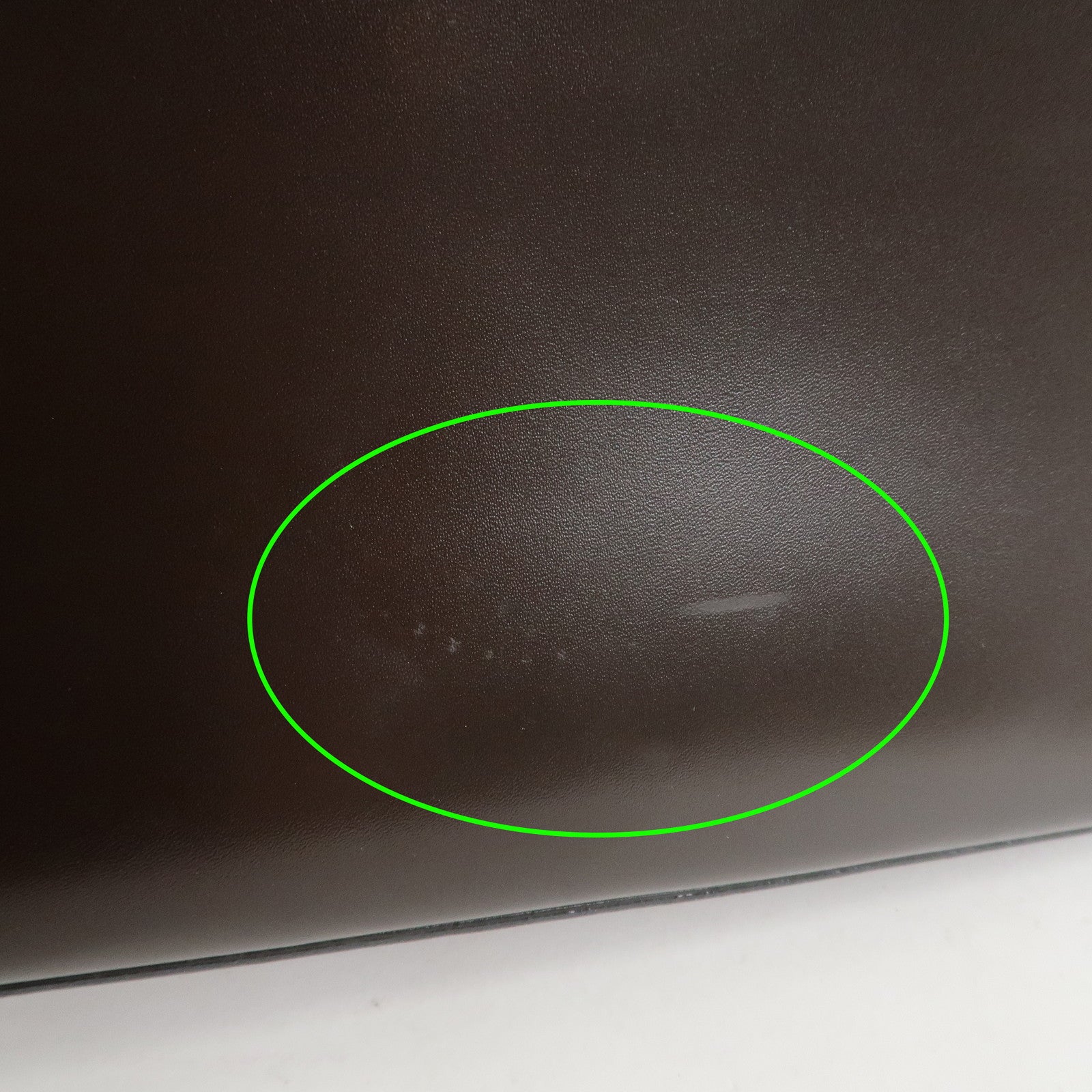 Ferragamo Gancini Leather Shoulder Bag Dark Brown AQ-21 0170