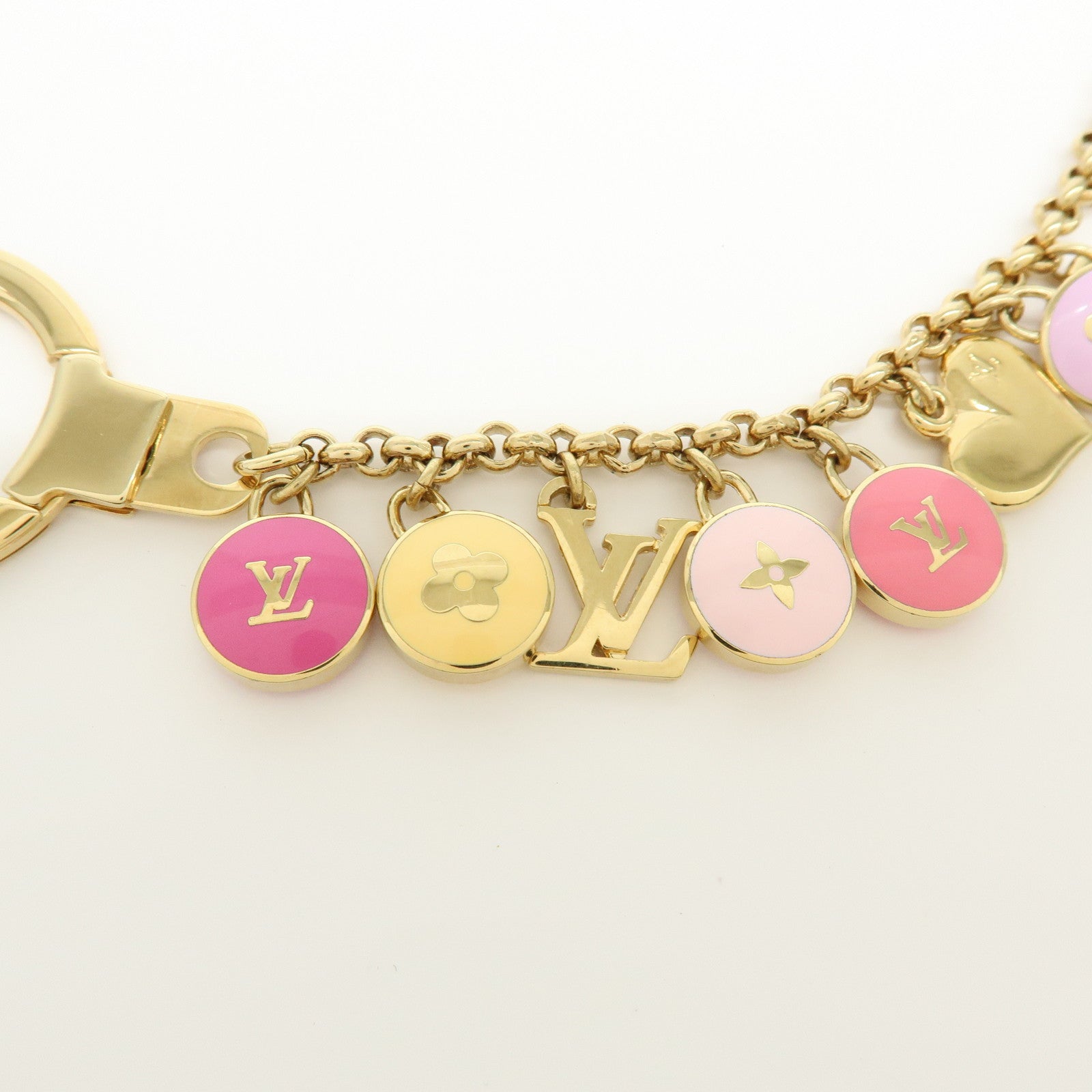 Louis Vuitton Porte Cles Chaine Pastilles Metal Key Chain M66172