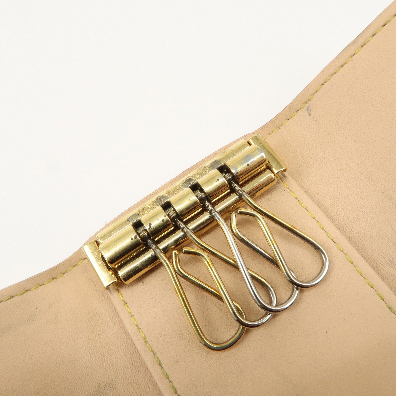 Louis Vuitton Monogram Multicolor Multiclés 4 Key Case Blanc M60043 Used