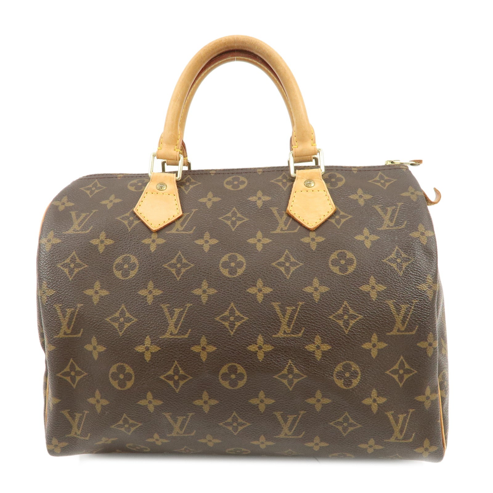 Louis Vuitton Monogram Speedy 30 Boston Bag Hand Bag Brown M41526
