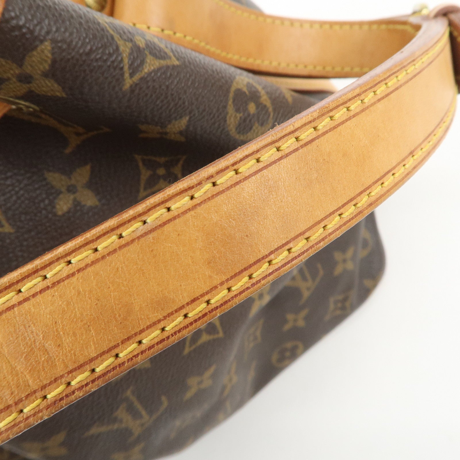 Louis Vuitton Monogram Petit Noe Shoulder Bag Brown M42226