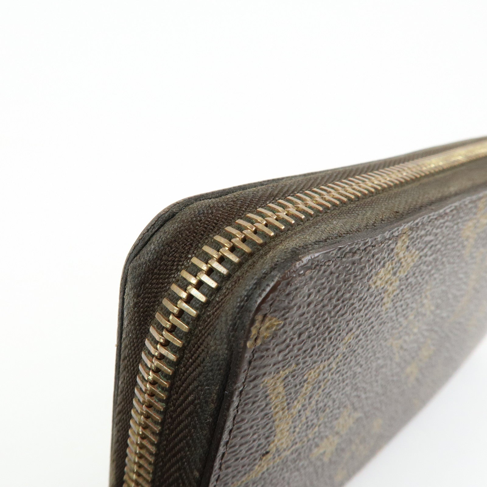 Louis Vuitton Monogram Canvas Zippy Wallet Long Wallet Brown M42616