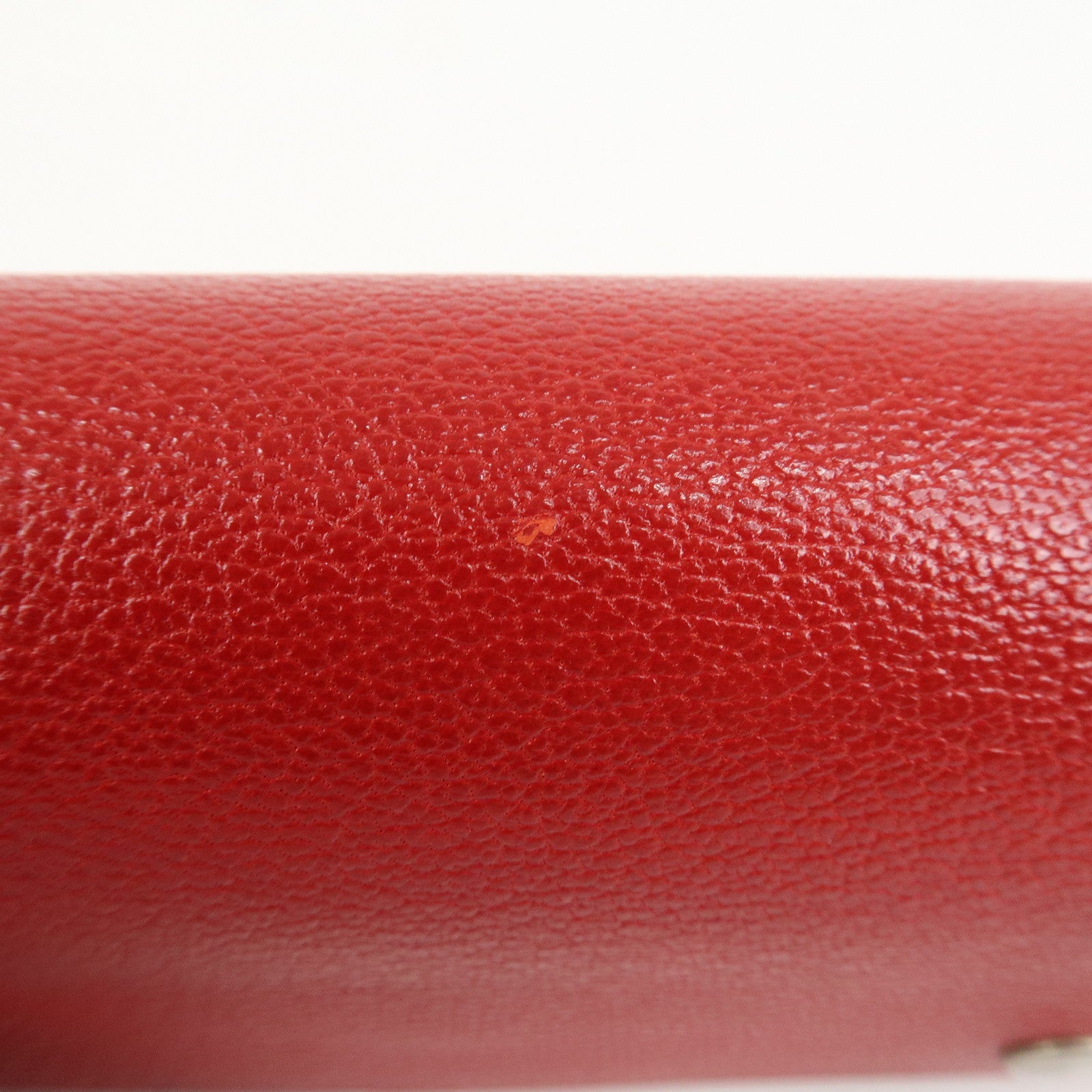 HERMES Cahier Rouleaul Leather Notebook Cover Red