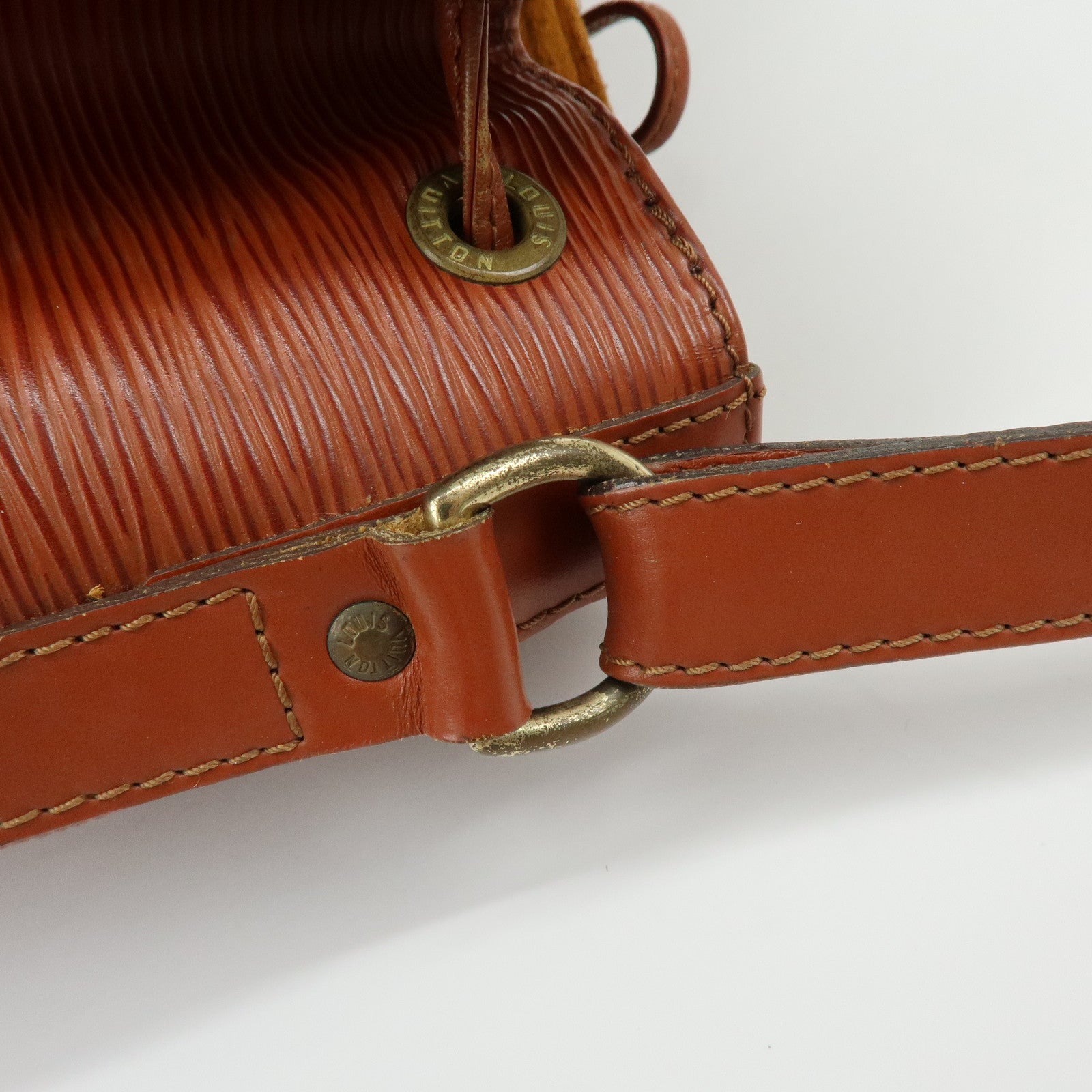 Louis Vuitton Epi Petit Noe Shoulder Bag Kenya Brown M44103