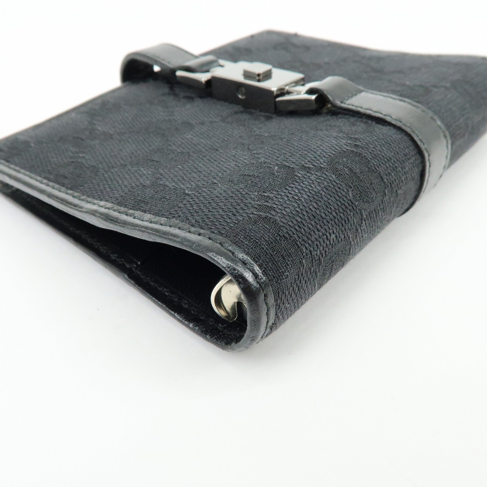 GUCCI Jackie GG Canvas Leather Agenda Planner Cover 29966.1147