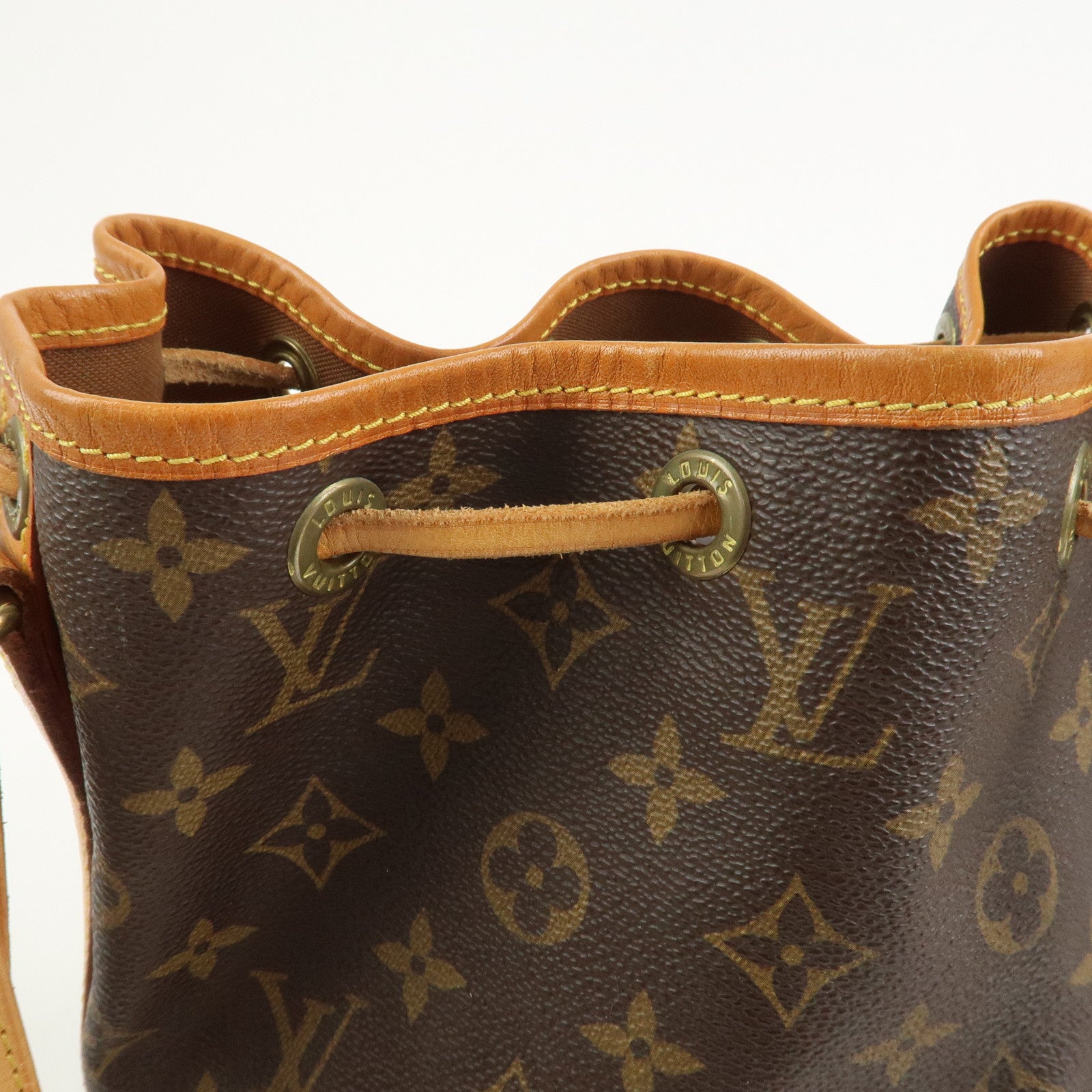 Louis Vuitton Monogram Petit Noe Shoulder Bag Brown M42226