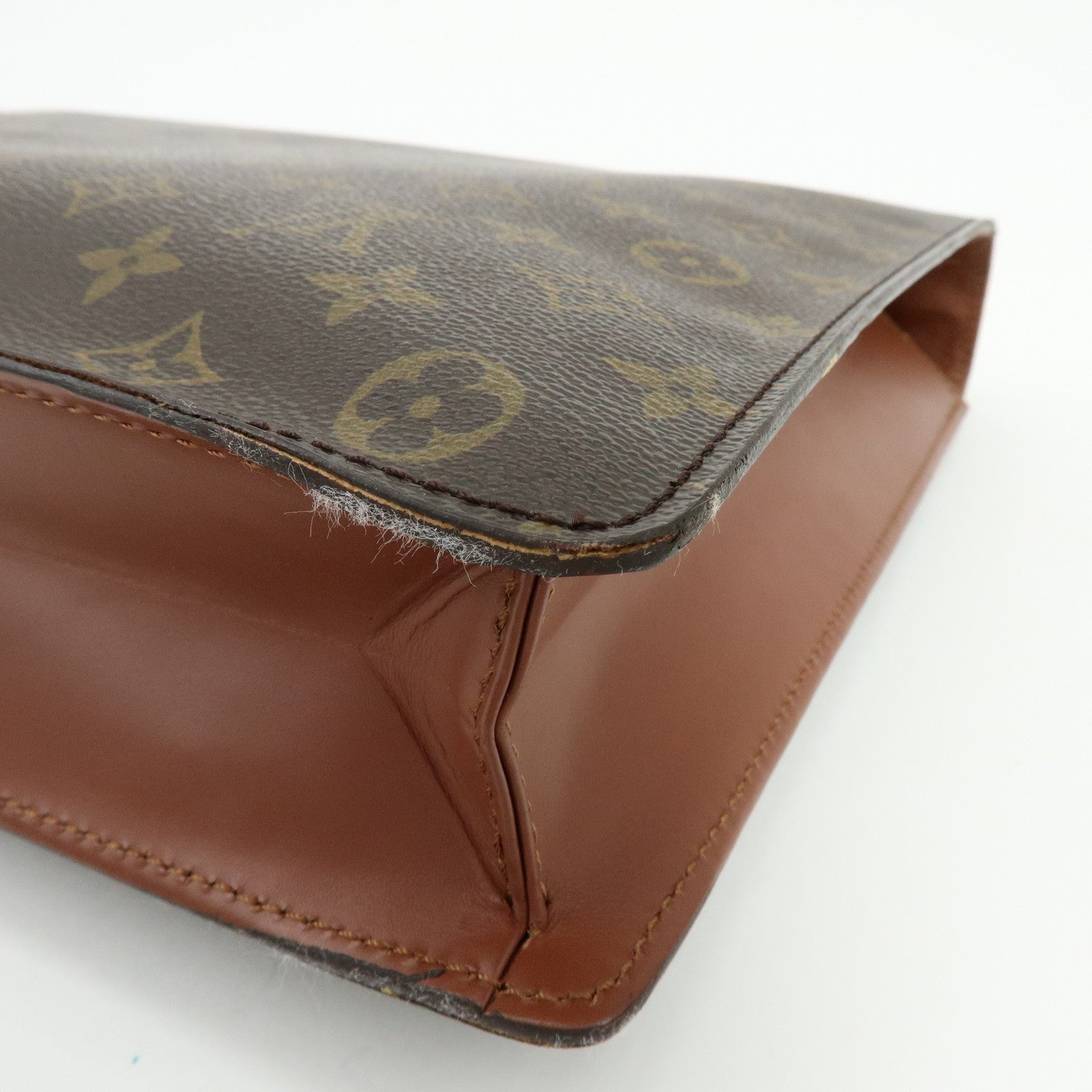 Louis Vuitton Monogram Porte Documents Bandoulière Brown M53338