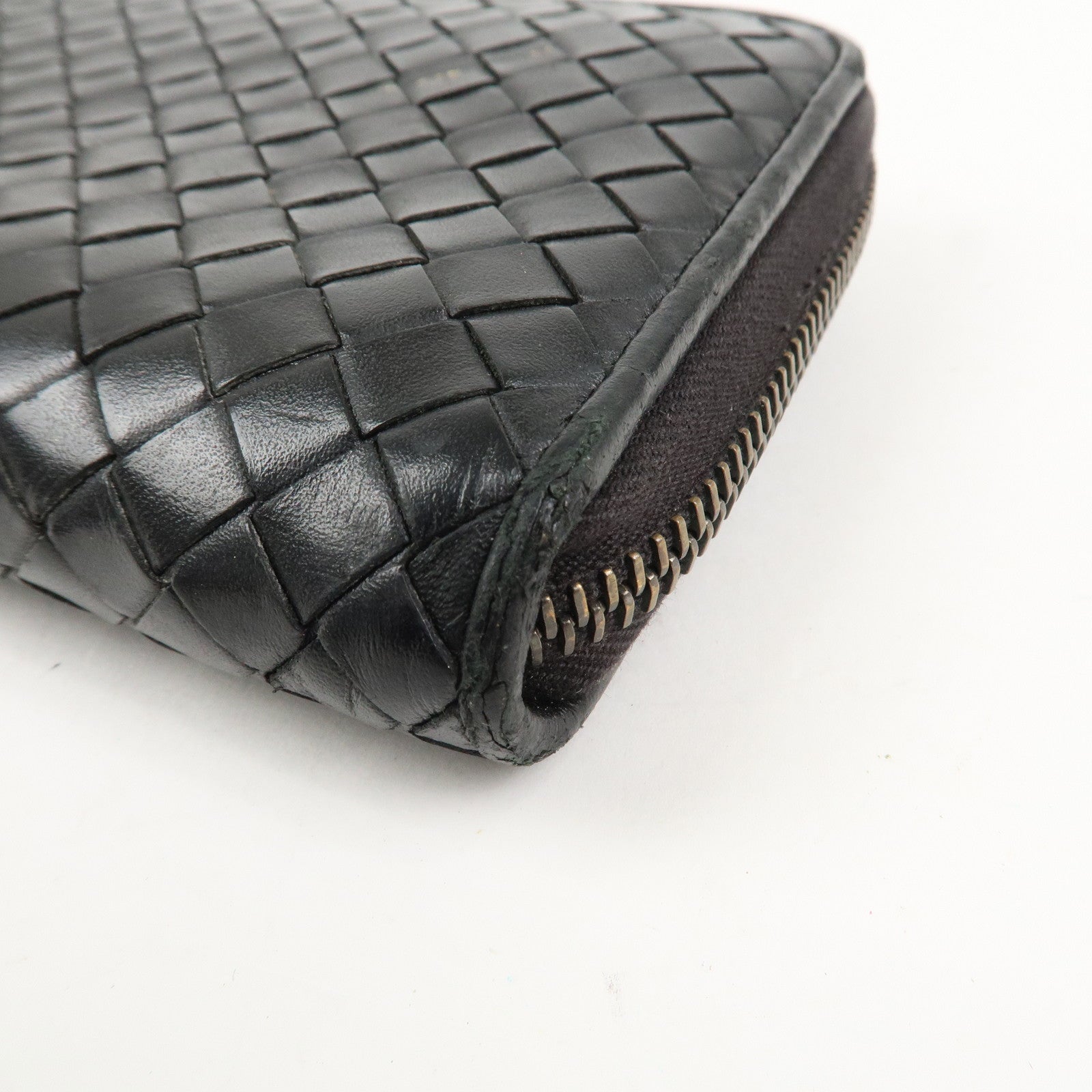 BOTTEGA VENETA Set Of 2 Intrecciato Leather Wallet 114076 150509