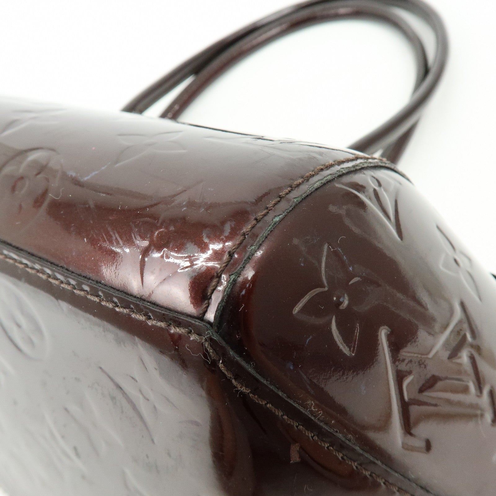 Louis Vuitton Monogram Vernis Leather Sherwood PM Hand Bag M91493