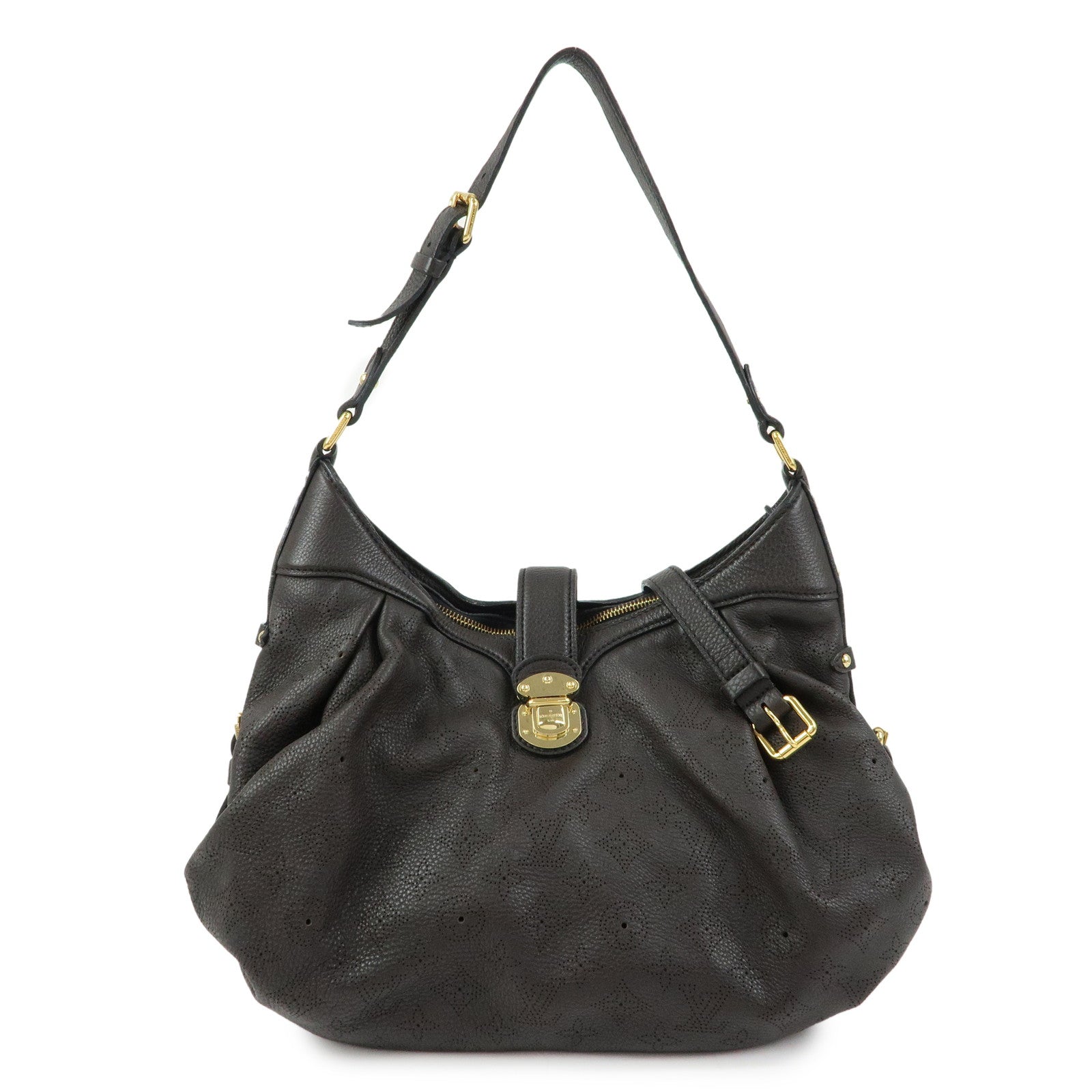 Louis Vuitton Monogram Mahina XS Leather 2Way Bag Chocolat M95972